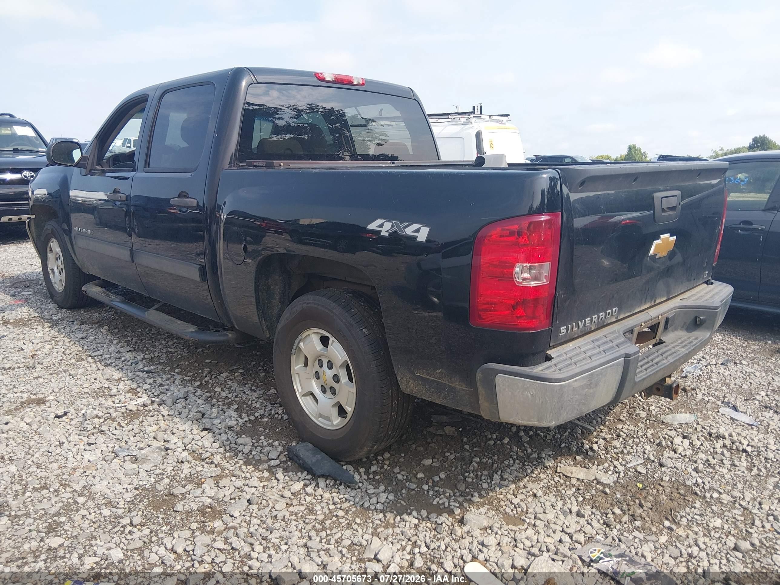 2013 Chevrolet Silverado 1500 Lt Black vin: 3GCPKSE70DG119582