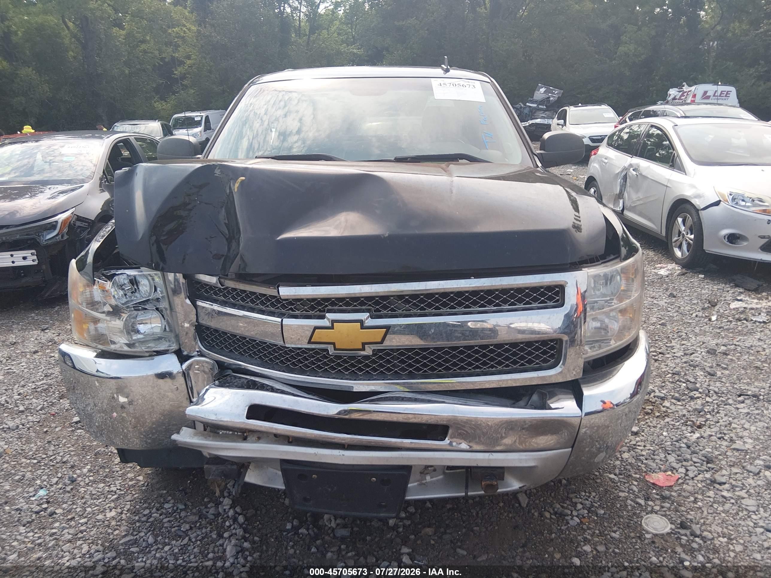 2013 Chevrolet Silverado 1500 Lt Black vin: 3GCPKSE70DG119582