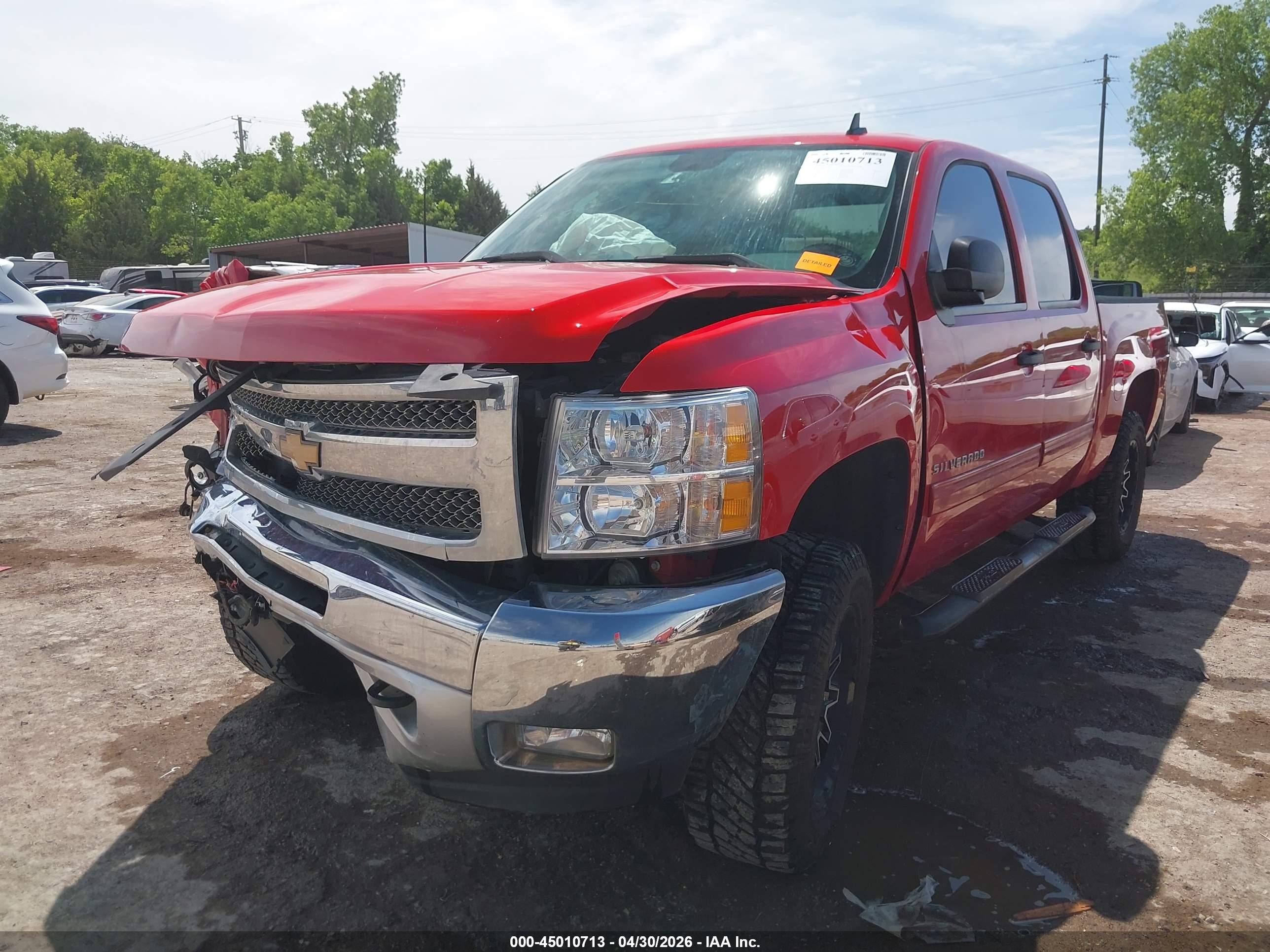 2013 Chevrolet Silverado 1500 Lt Red vin: 3GCPKSE70DG201876