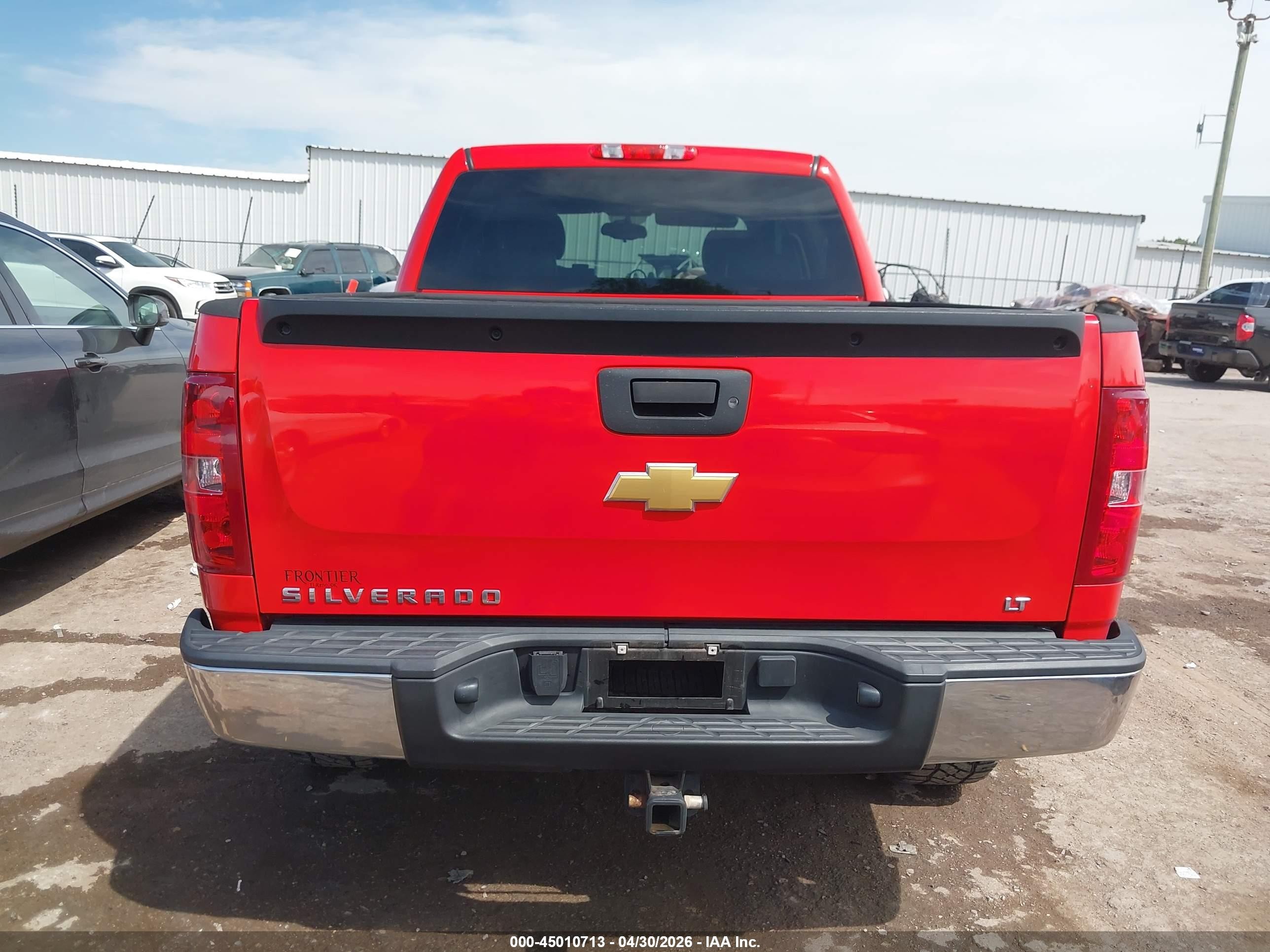 2013 Chevrolet Silverado 1500 Lt Red vin: 3GCPKSE70DG201876