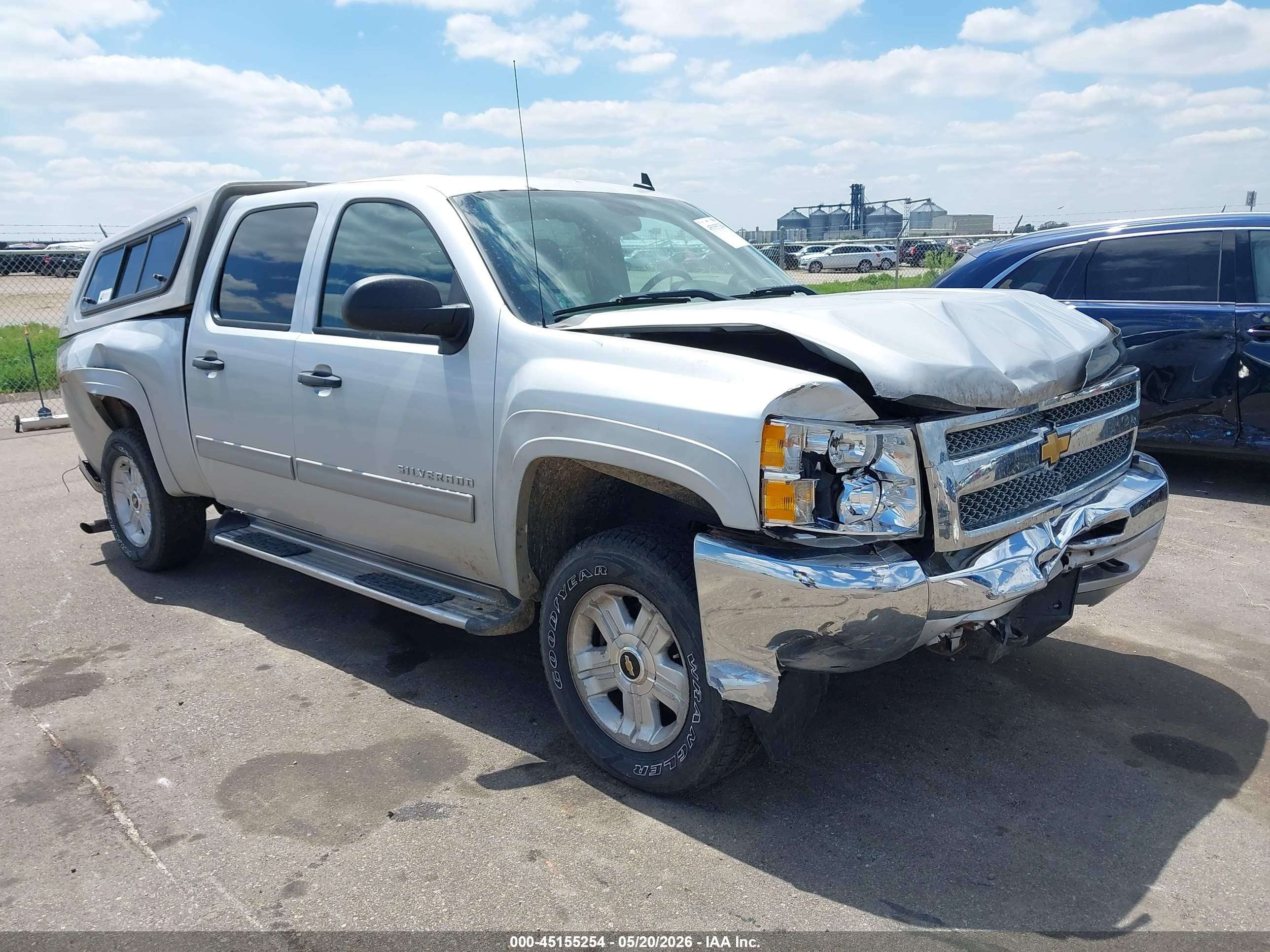 2013 Chevrolet Silverado 1500 Lt Silver vin: 3GCPKSE70DG242699