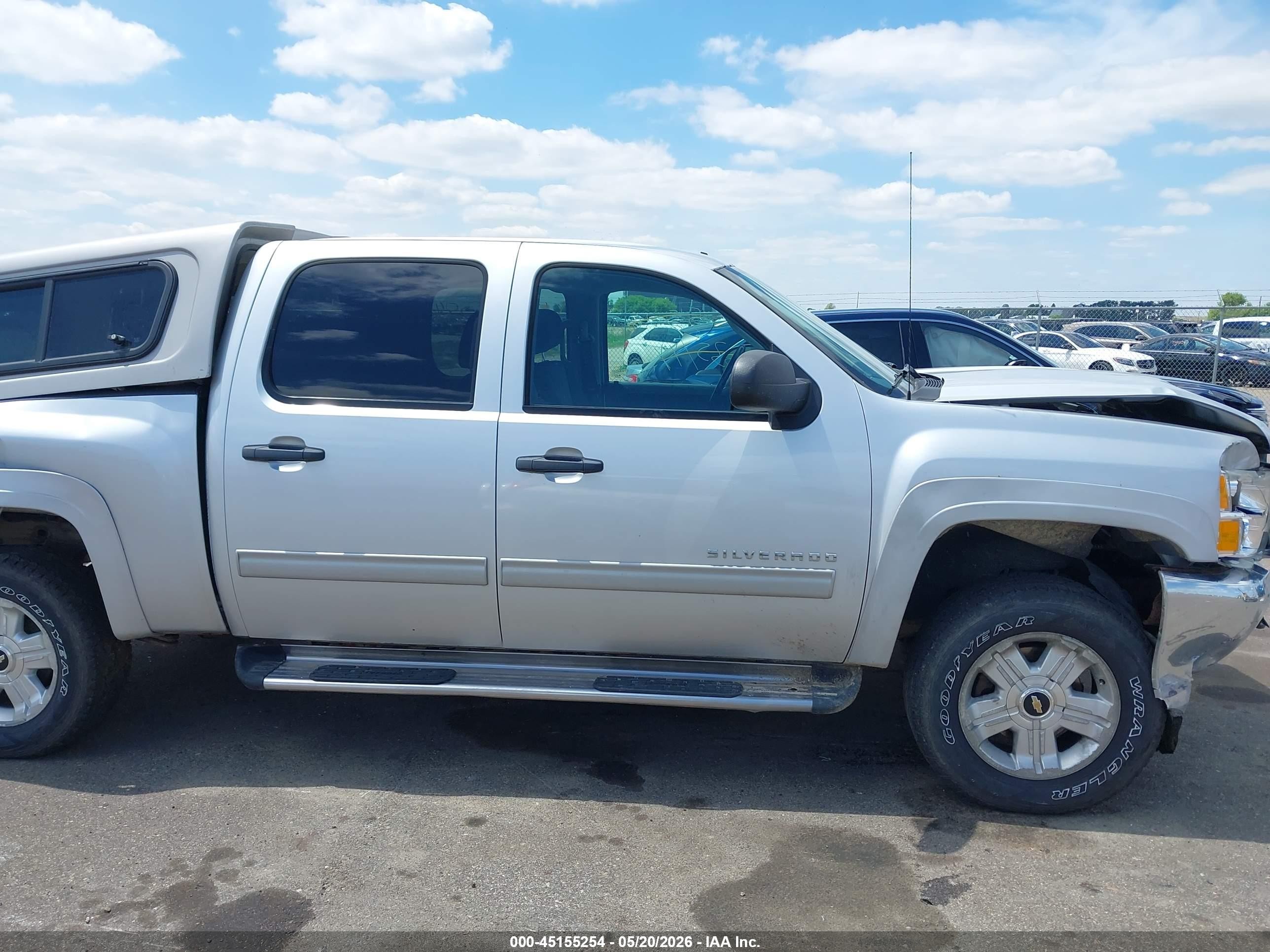 2013 Chevrolet Silverado 1500 Lt Silver vin: 3GCPKSE70DG242699