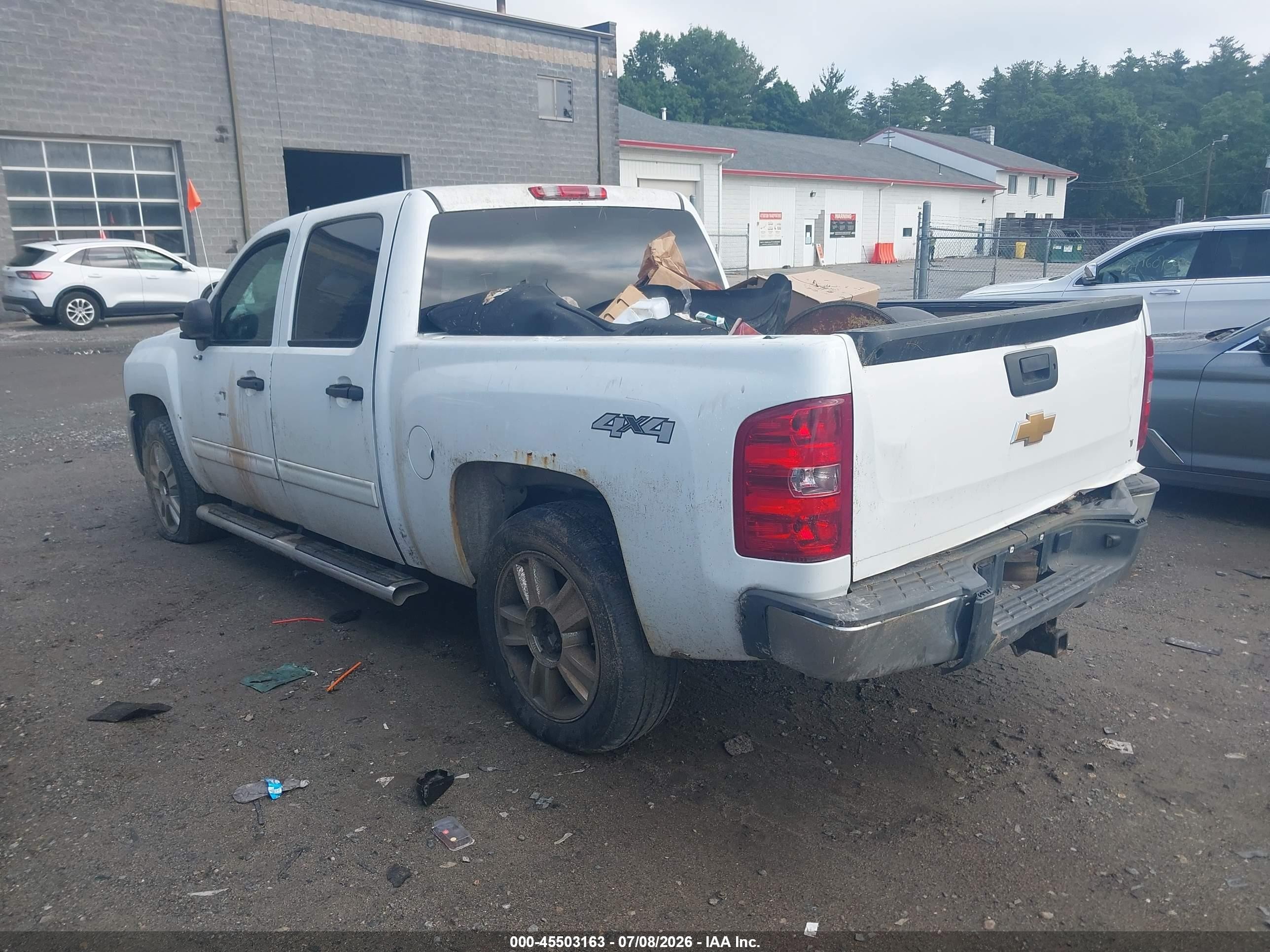 2013 Chevrolet Silverado 1500 Lt White vin: 3GCPKSE70DG269367
