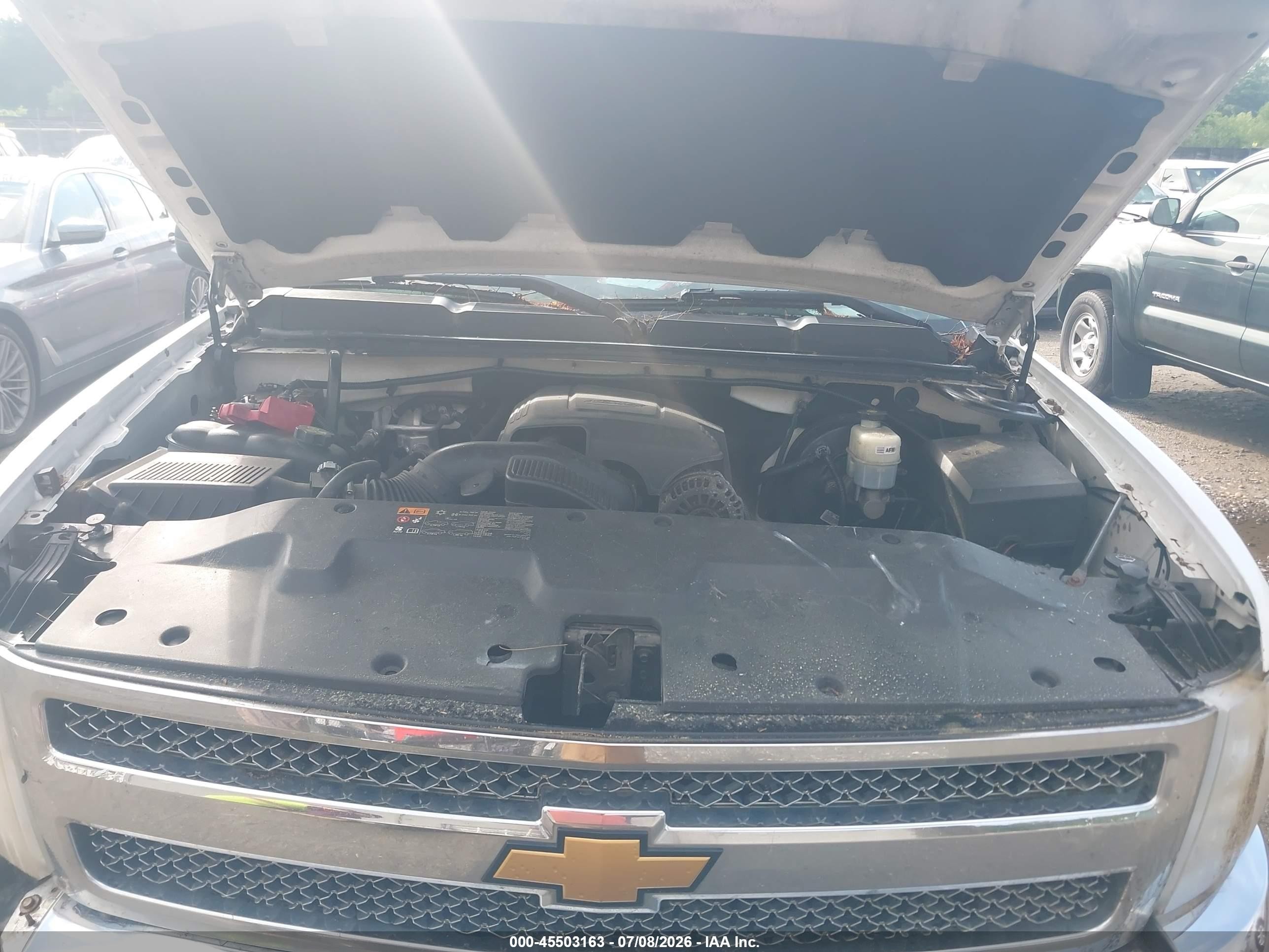 2013 Chevrolet Silverado 1500 Lt White vin: 3GCPKSE70DG269367