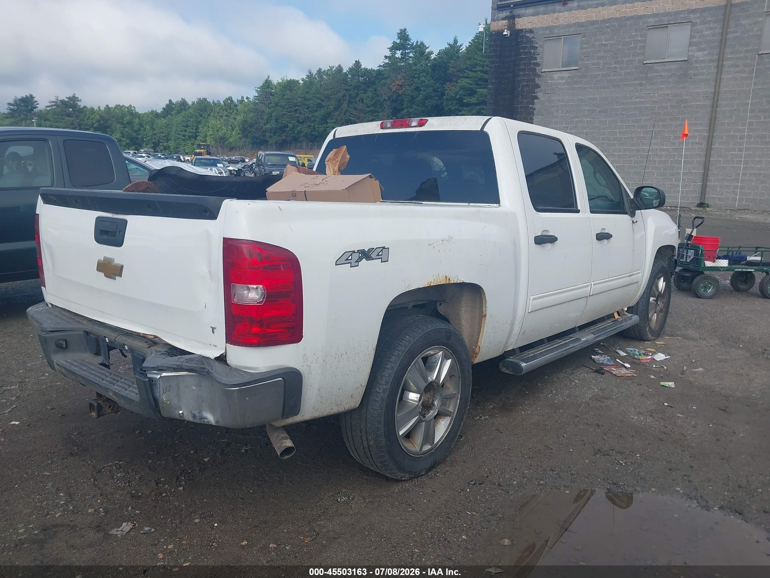 2013 Chevrolet Silverado 1500 Lt White vin: 3GCPKSE70DG269367