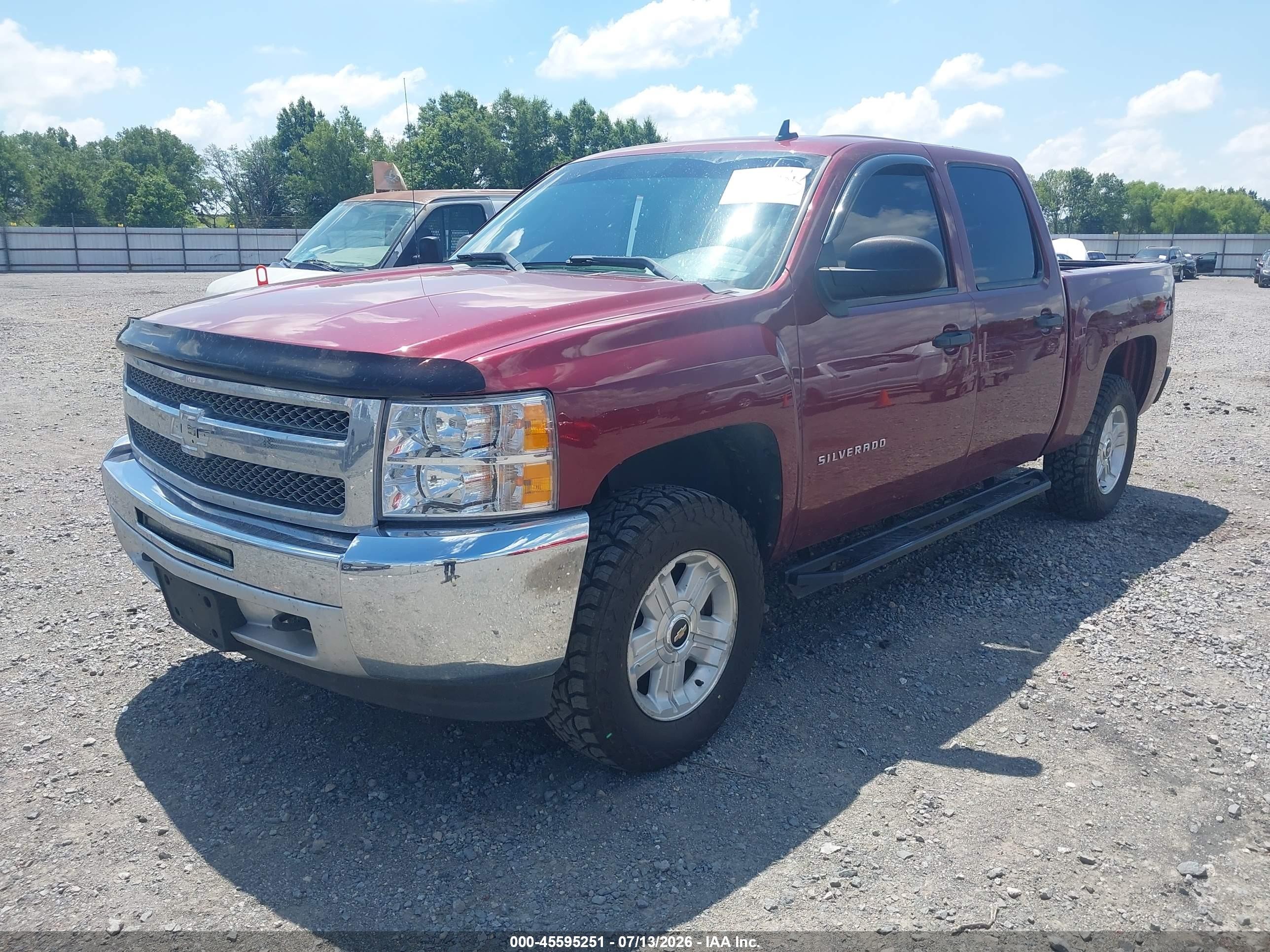 2013 Chevrolet Silverado 1500 Lt Maroon vin: 3GCPKSE70DG303467