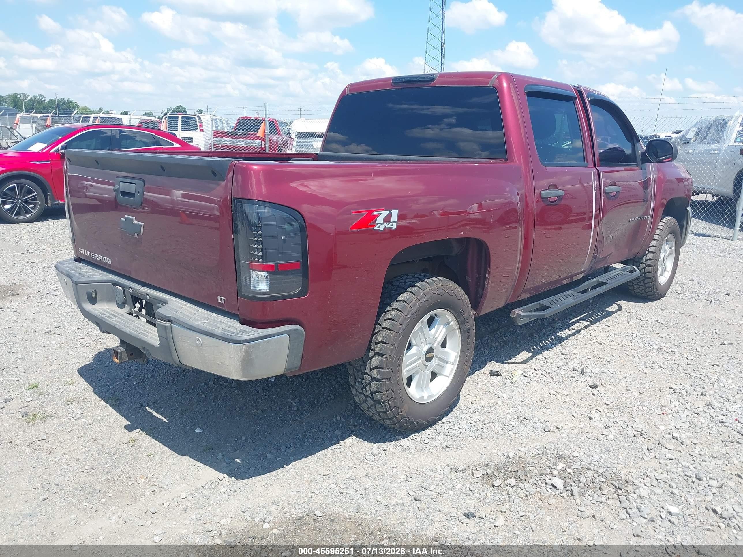 2013 Chevrolet Silverado 1500 Lt Maroon vin: 3GCPKSE70DG303467