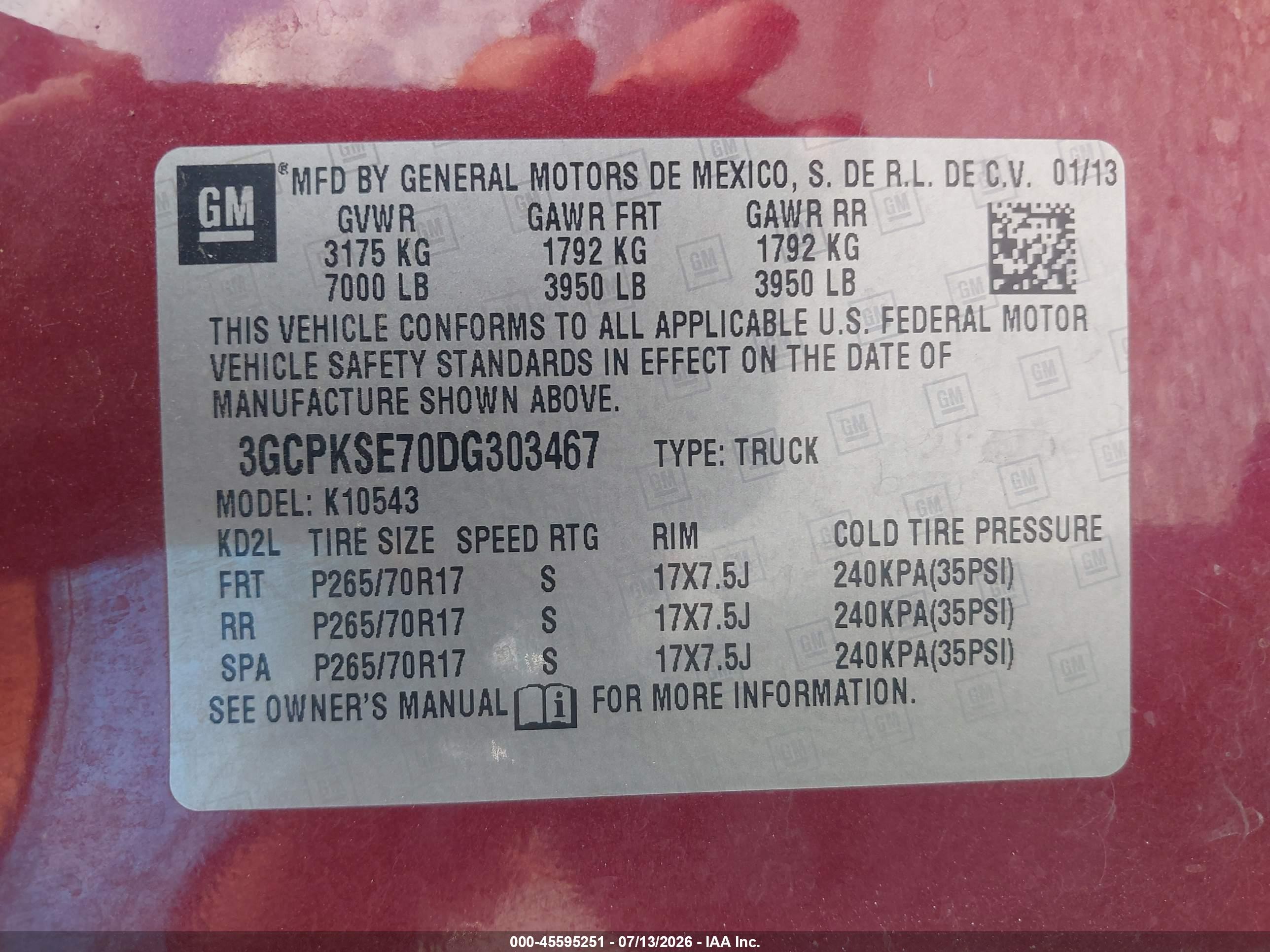 2013 Chevrolet Silverado 1500 Lt Maroon vin: 3GCPKSE70DG303467