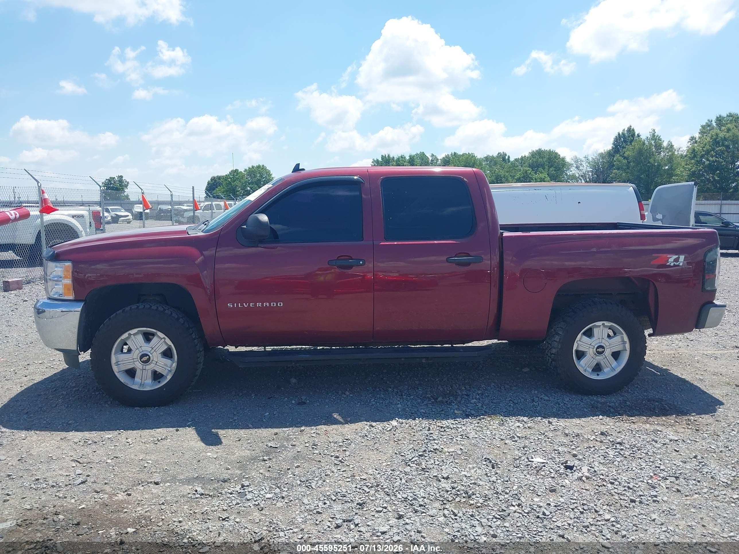 2013 Chevrolet Silverado 1500 Lt Maroon vin: 3GCPKSE70DG303467