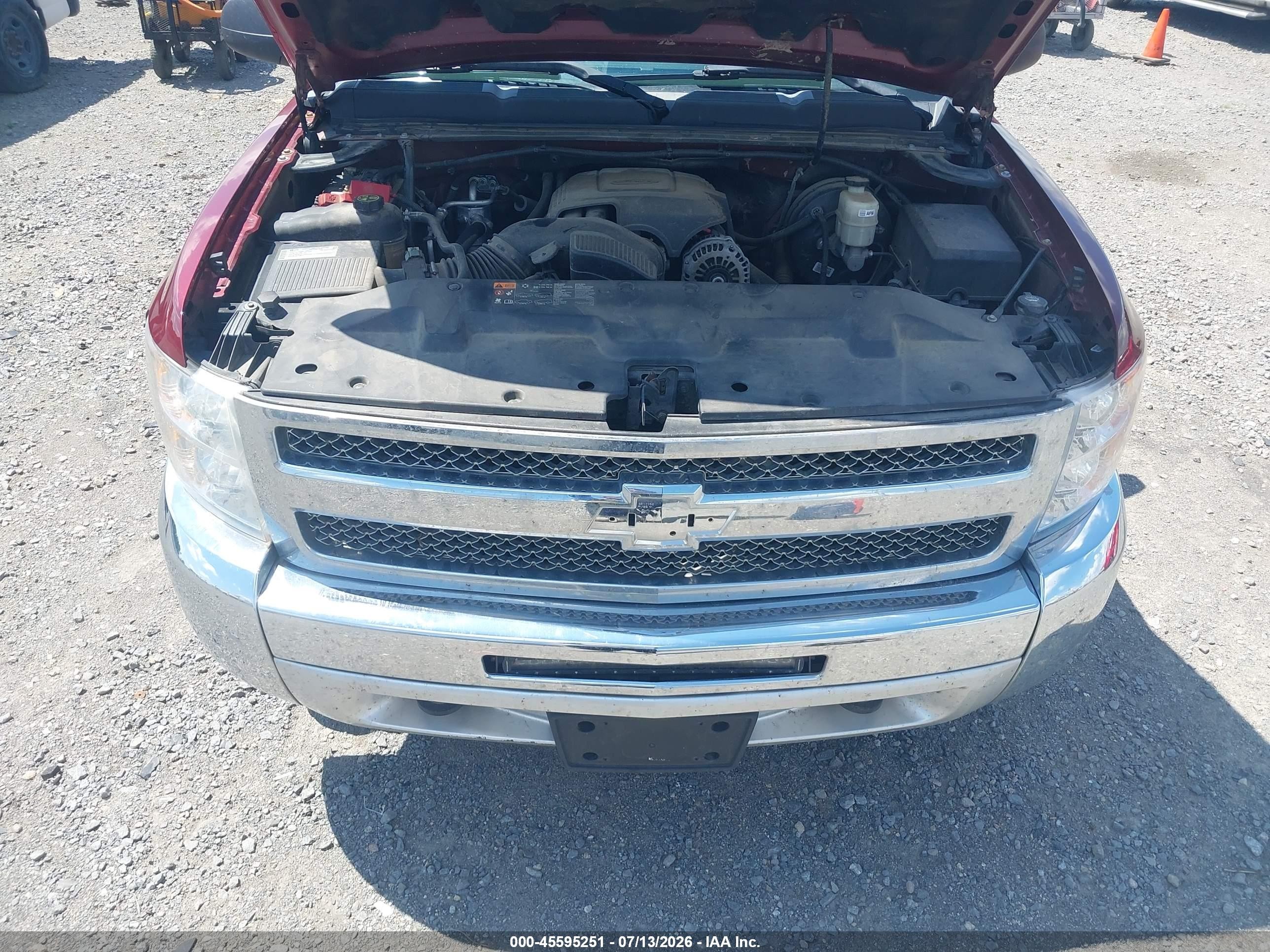 2013 Chevrolet Silverado 1500 Lt Maroon vin: 3GCPKSE70DG303467