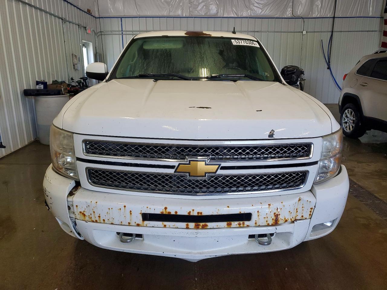 2012 Chevrolet Silverado K1500 Lt White vin: 3GCPKSE71CG100487