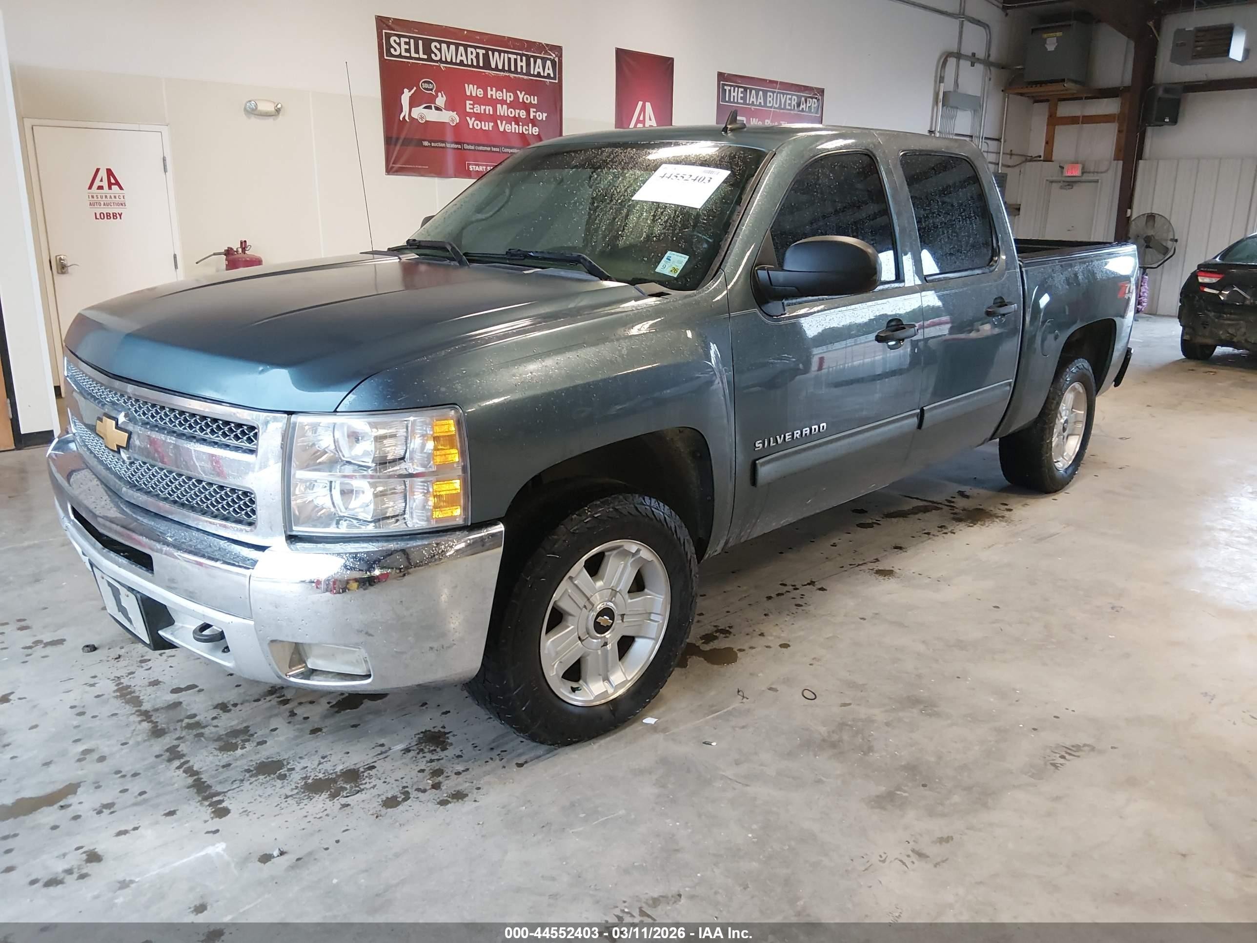 2012 Chevrolet Silverado 1500 Lt Blue vin: 3GCPKSE71CG237140