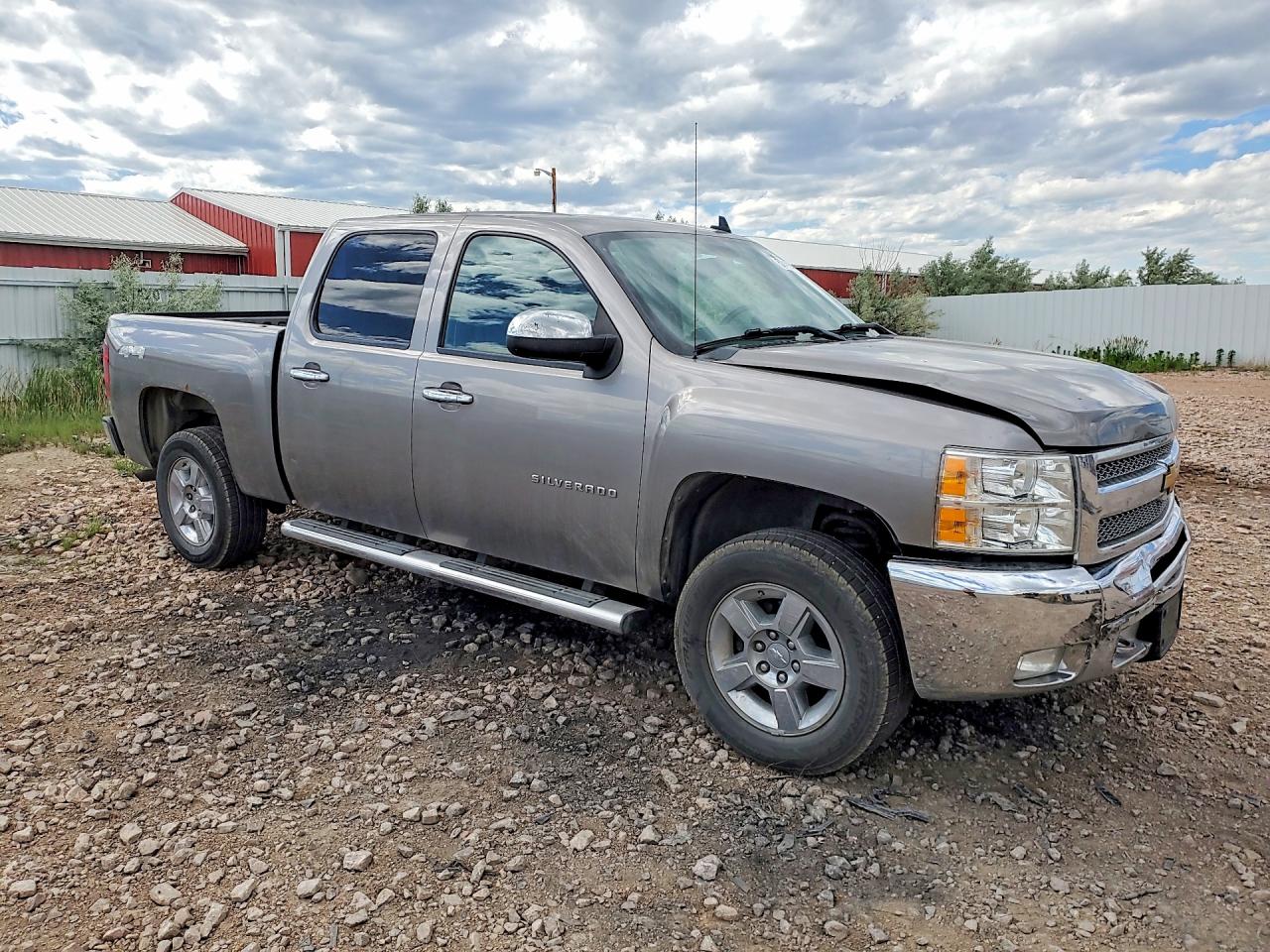 2012 Chevrolet Silverado K1500 Lt Gray vin: 3GCPKSE71CG271790