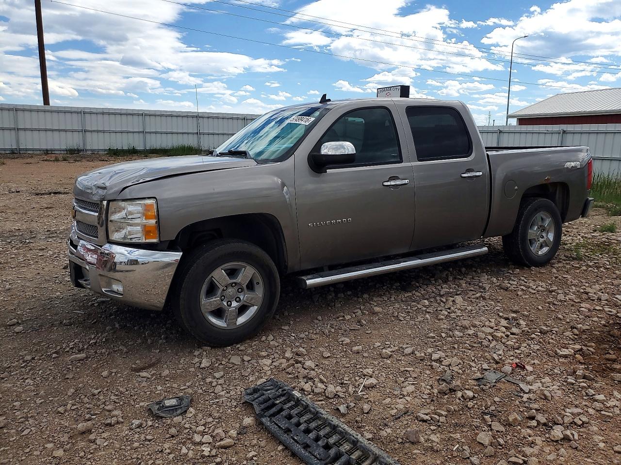 2012 Chevrolet Silverado K1500 Lt Gray vin: 3GCPKSE71CG271790