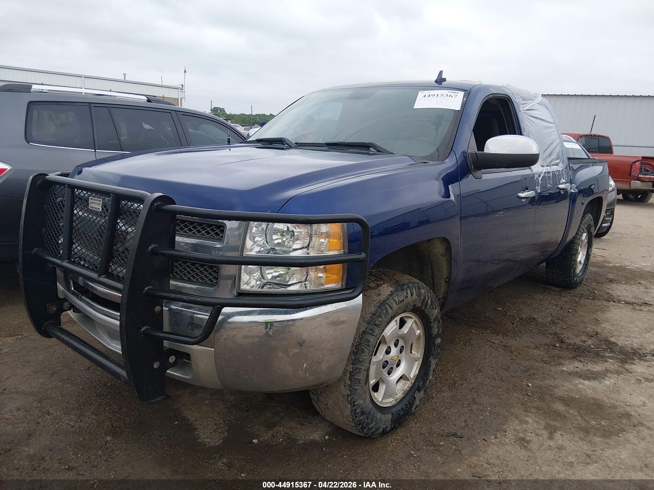 2012 Chevrolet Silverado 1500 Lt Blue vin: 3GCPKSE71CG300866