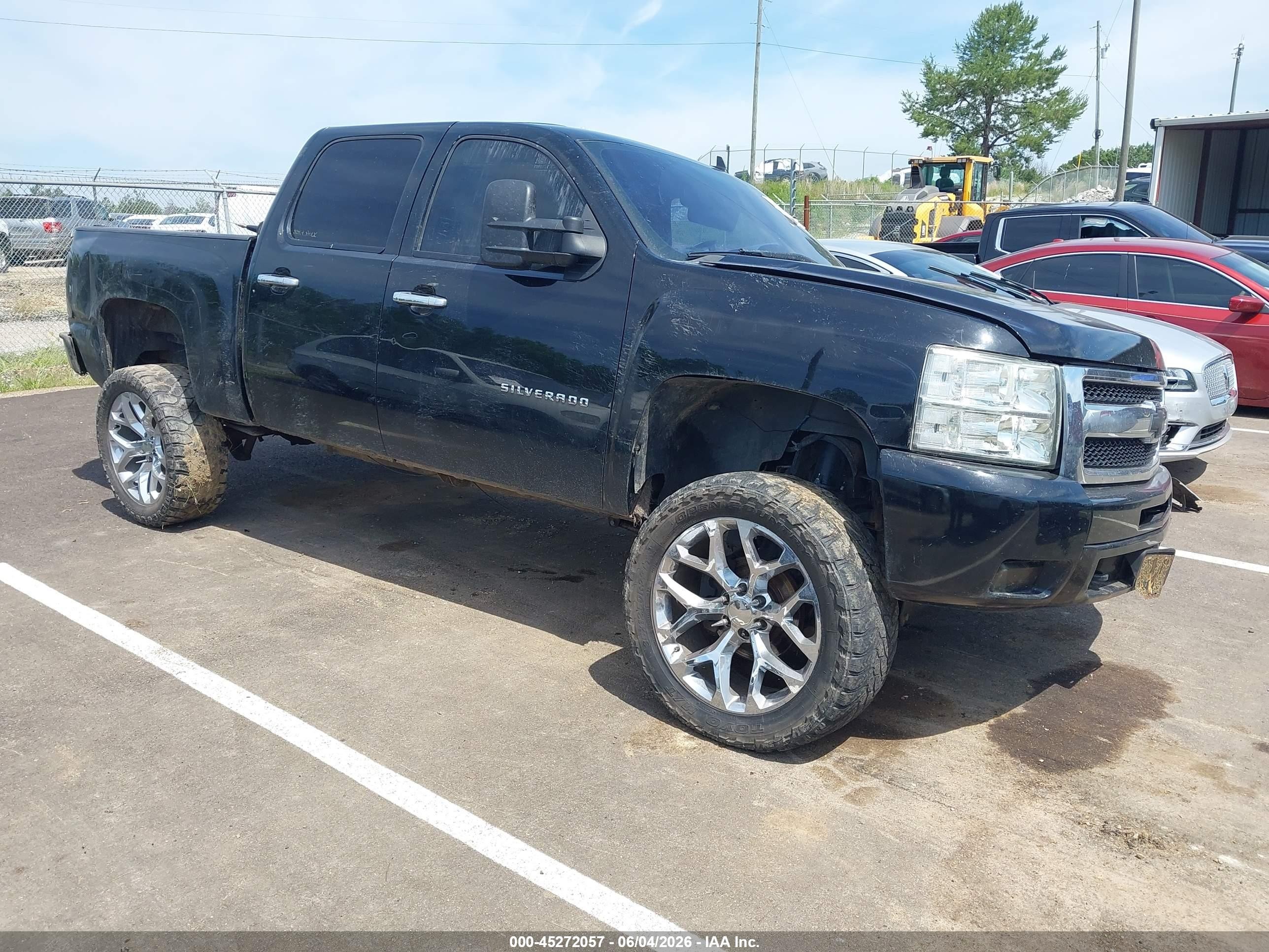2012 Chevrolet Silverado 1500 Lt Black vin: 3GCPKSE71CG303573