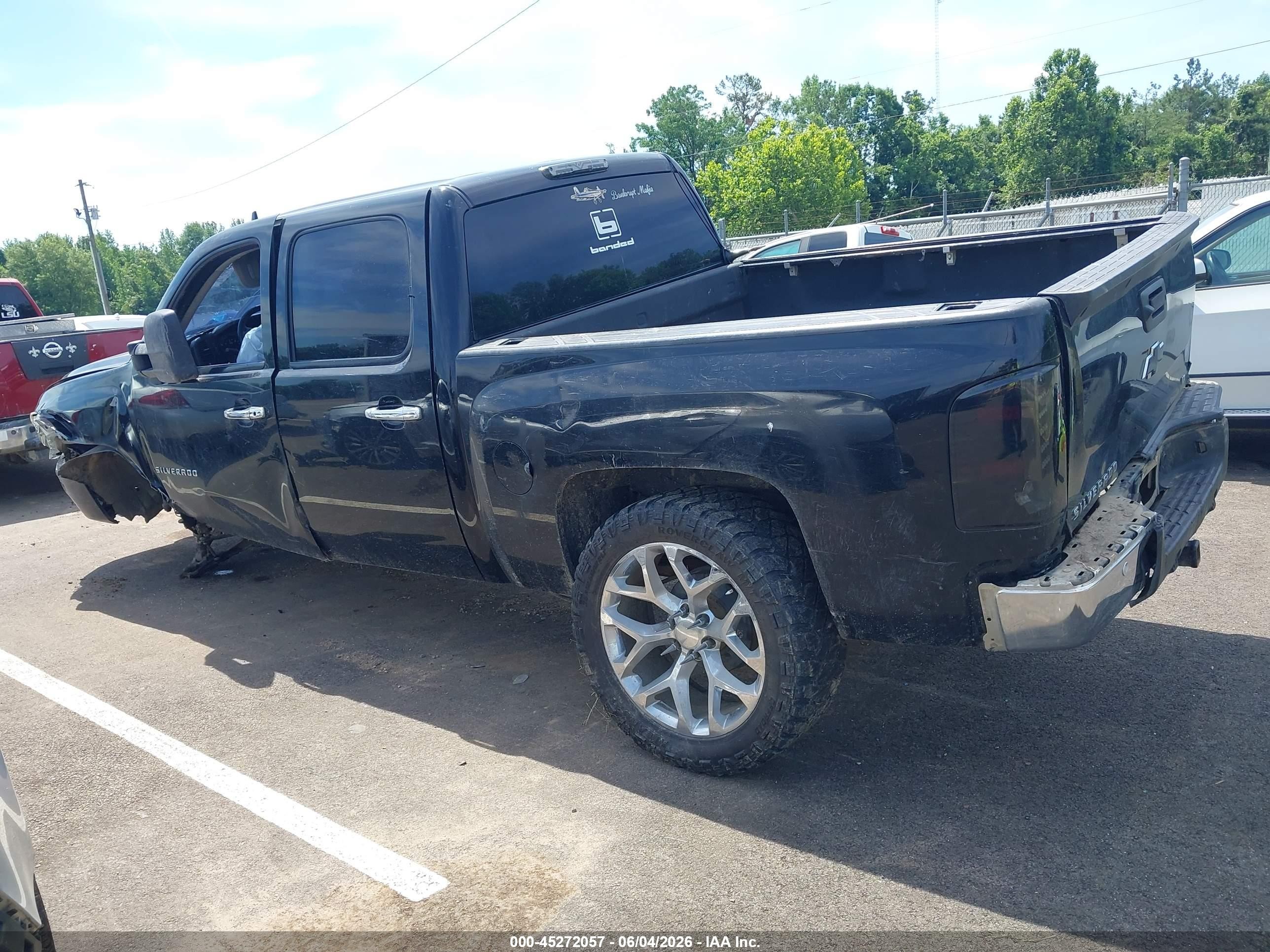 2012 Chevrolet Silverado 1500 Lt Black vin: 3GCPKSE71CG303573