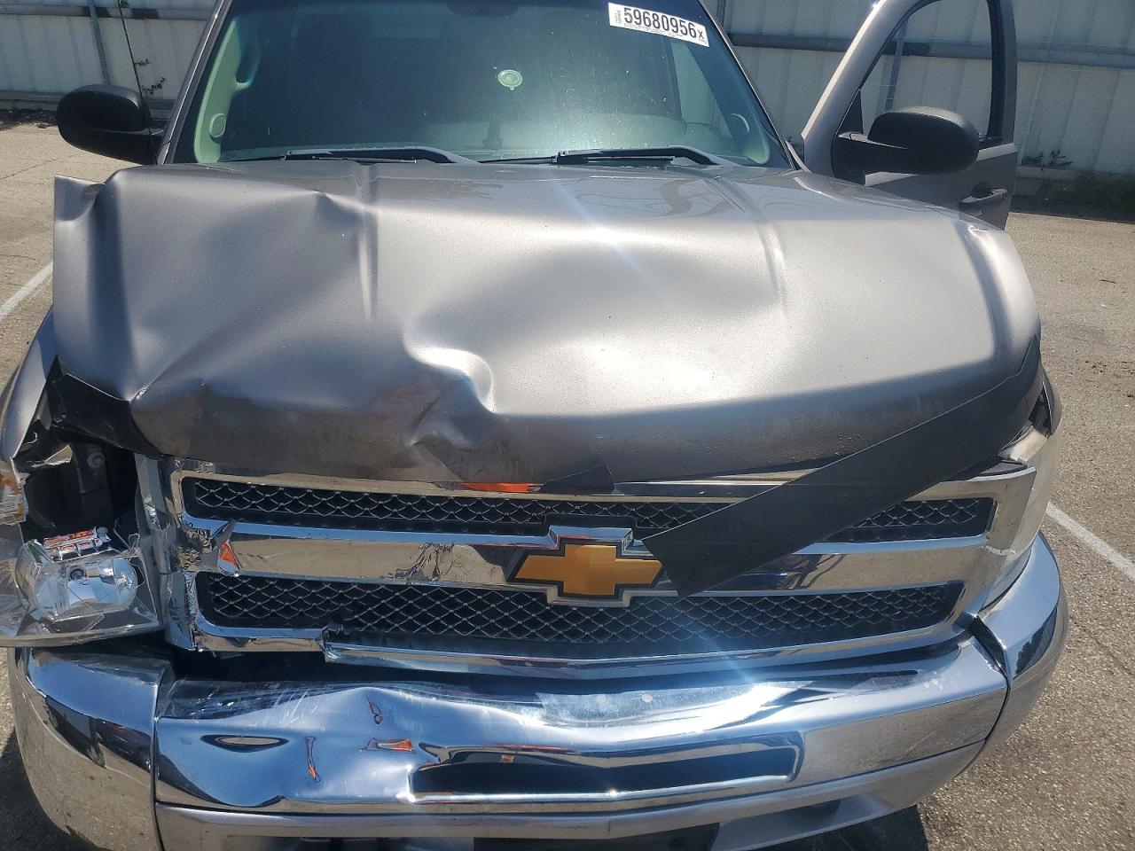 2013 Chevrolet Silverado K1500 Lt Silver vin: 3GCPKSE71DG158827