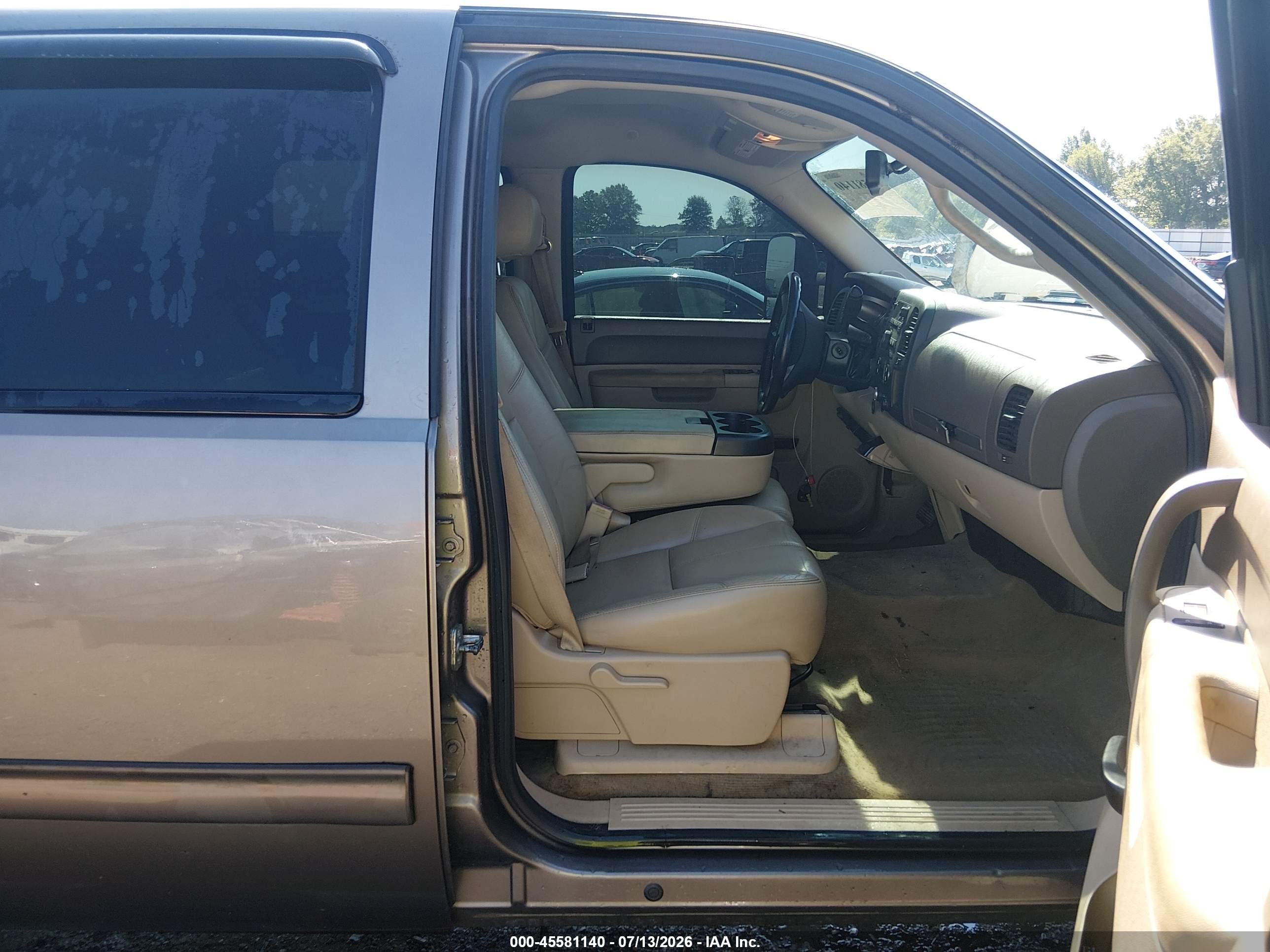2013 Chevrolet Silverado 1500 Lt Gray vin: 3GCPKSE71DG172596