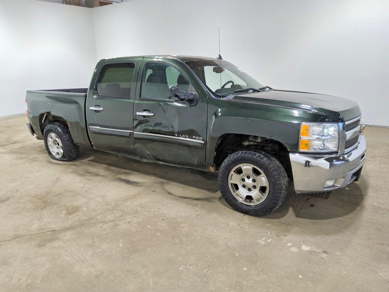 2013 Chevrolet Silverado K1500 Lt Green vin: 3GCPKSE71DG215060