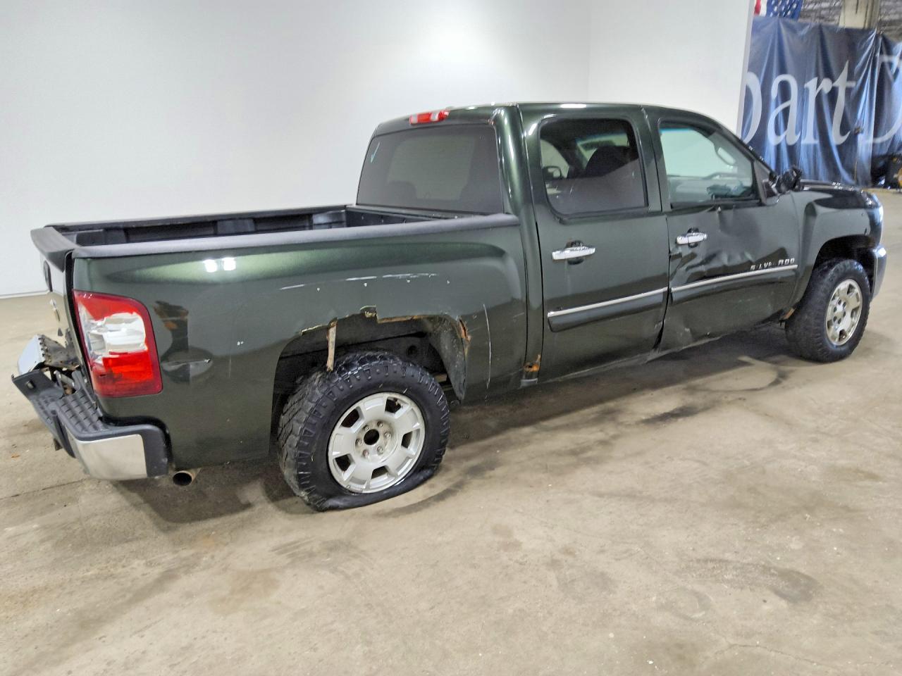 2013 Chevrolet Silverado K1500 Lt Green vin: 3GCPKSE71DG215060