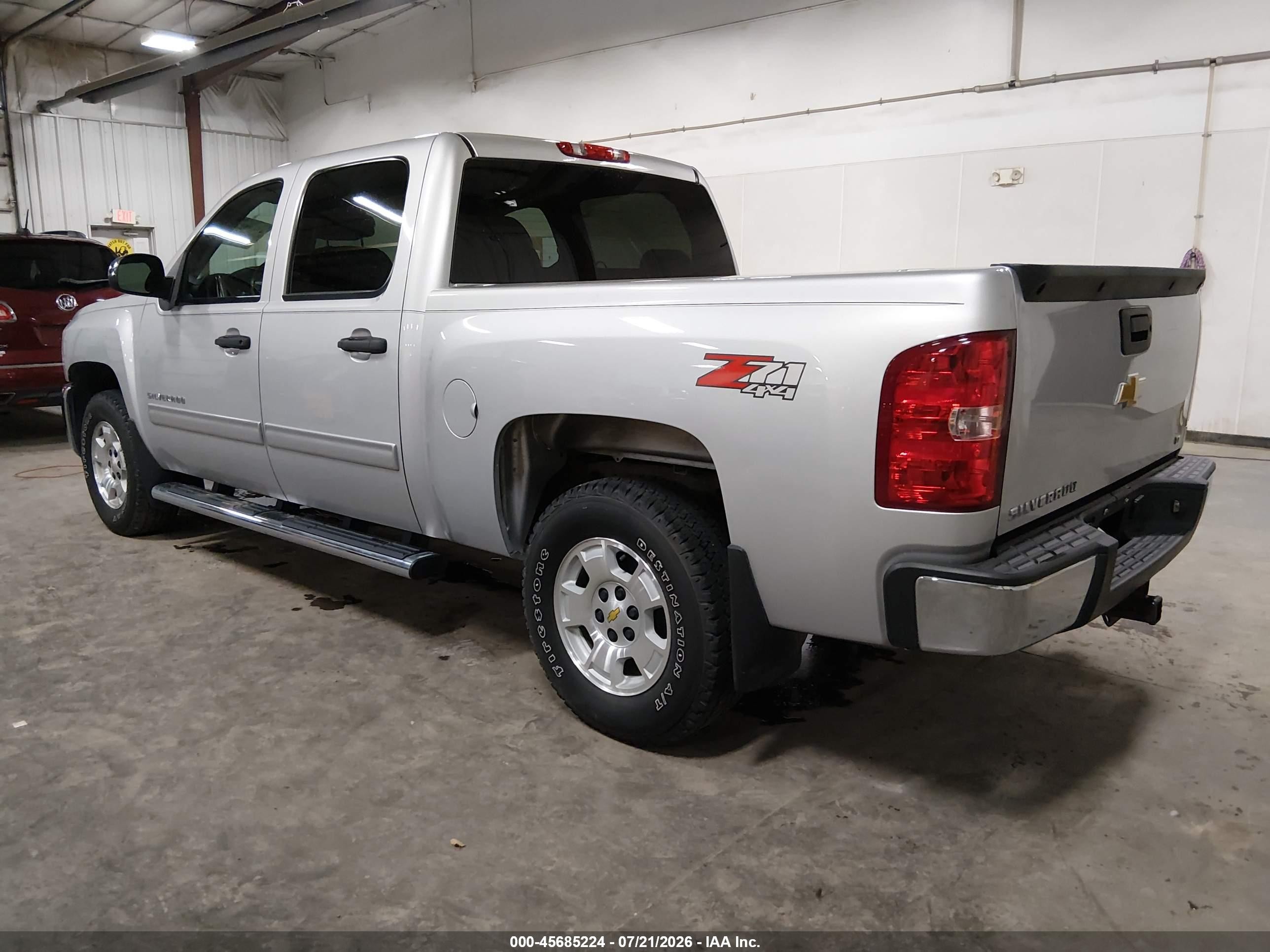 2013 Chevrolet Silverado 1500 Lt Silver vin: 3GCPKSE71DG277882