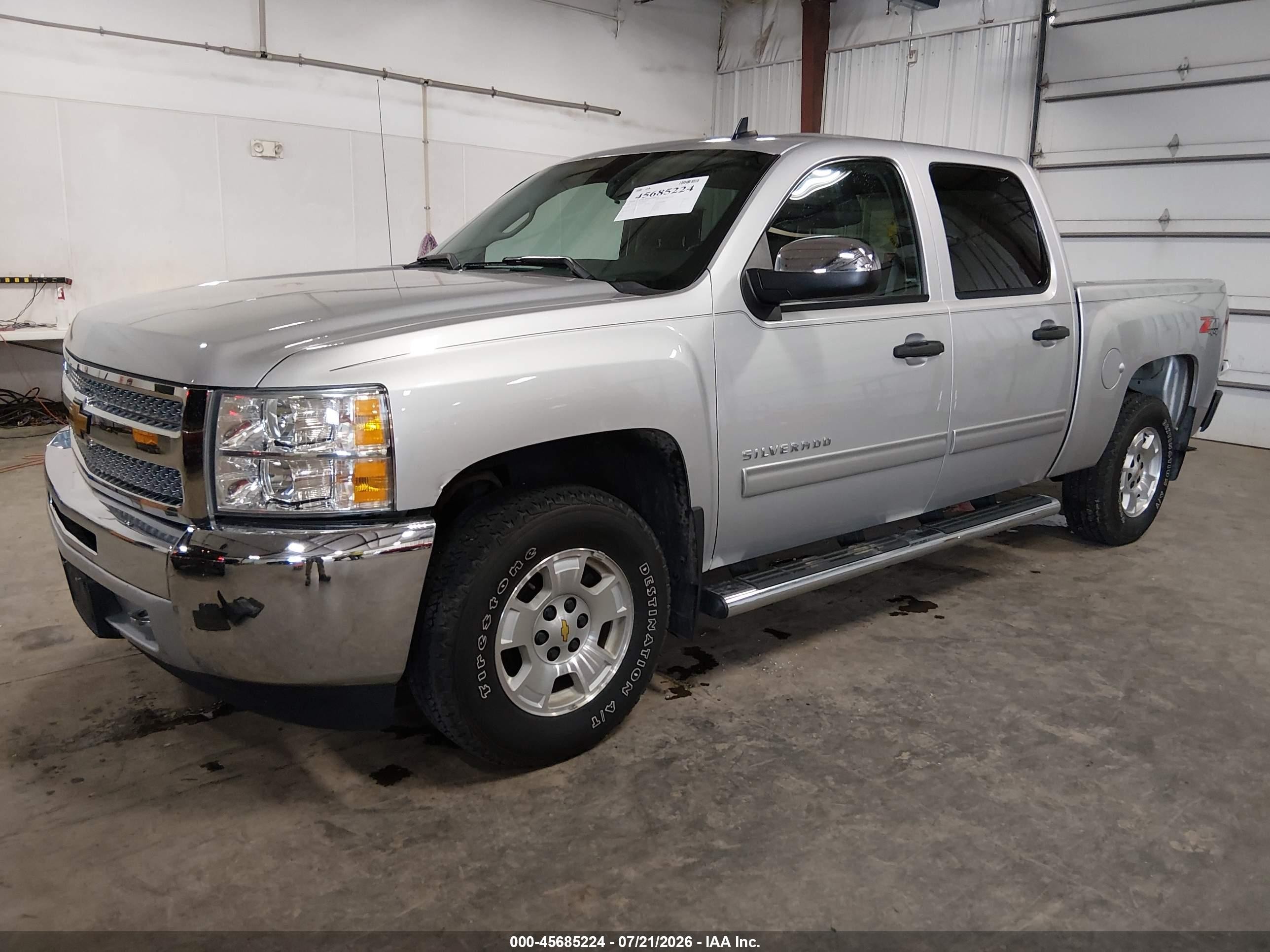 2013 Chevrolet Silverado 1500 Lt Silver vin: 3GCPKSE71DG277882