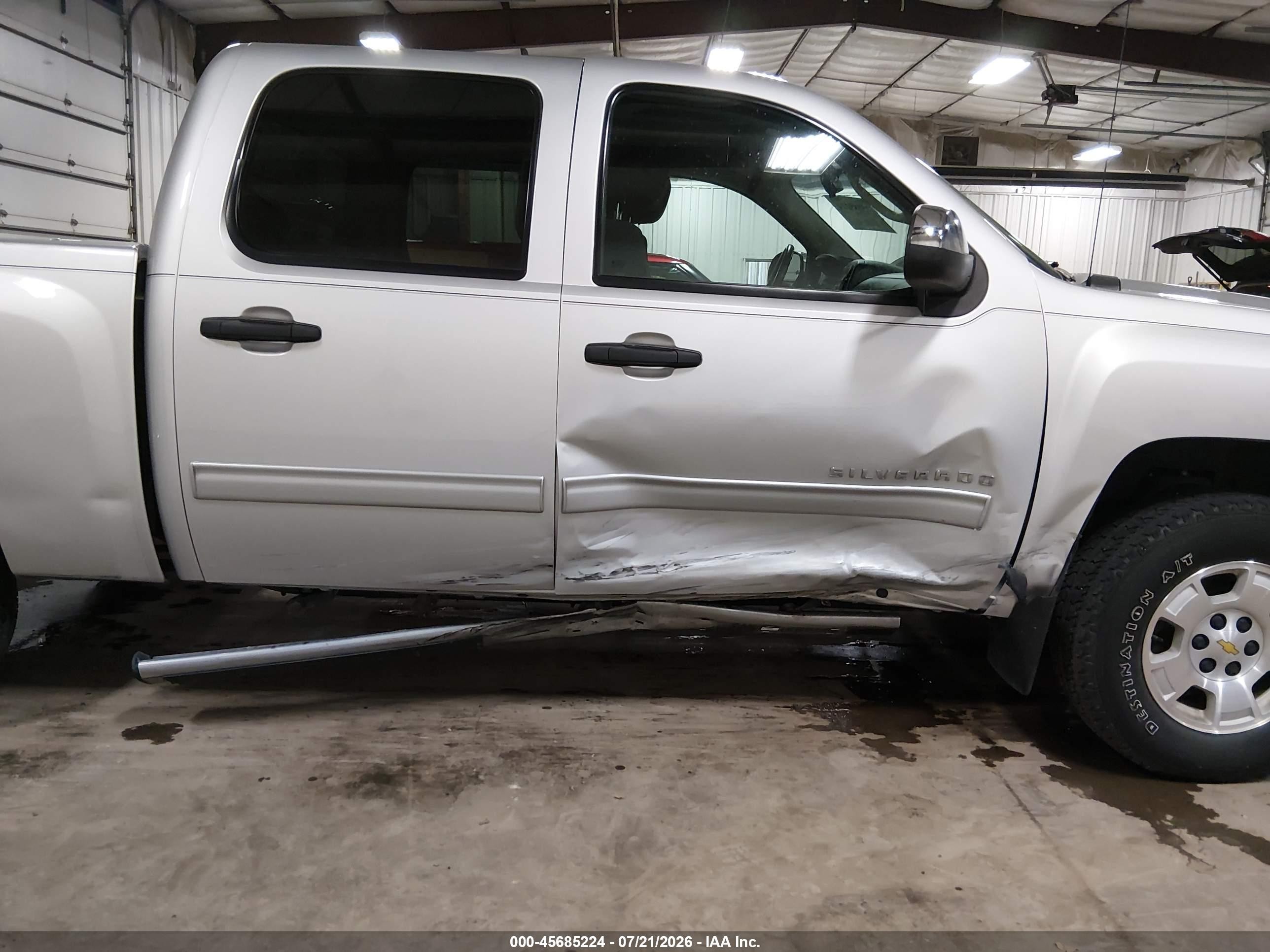 2013 Chevrolet Silverado 1500 Lt Silver vin: 3GCPKSE71DG277882