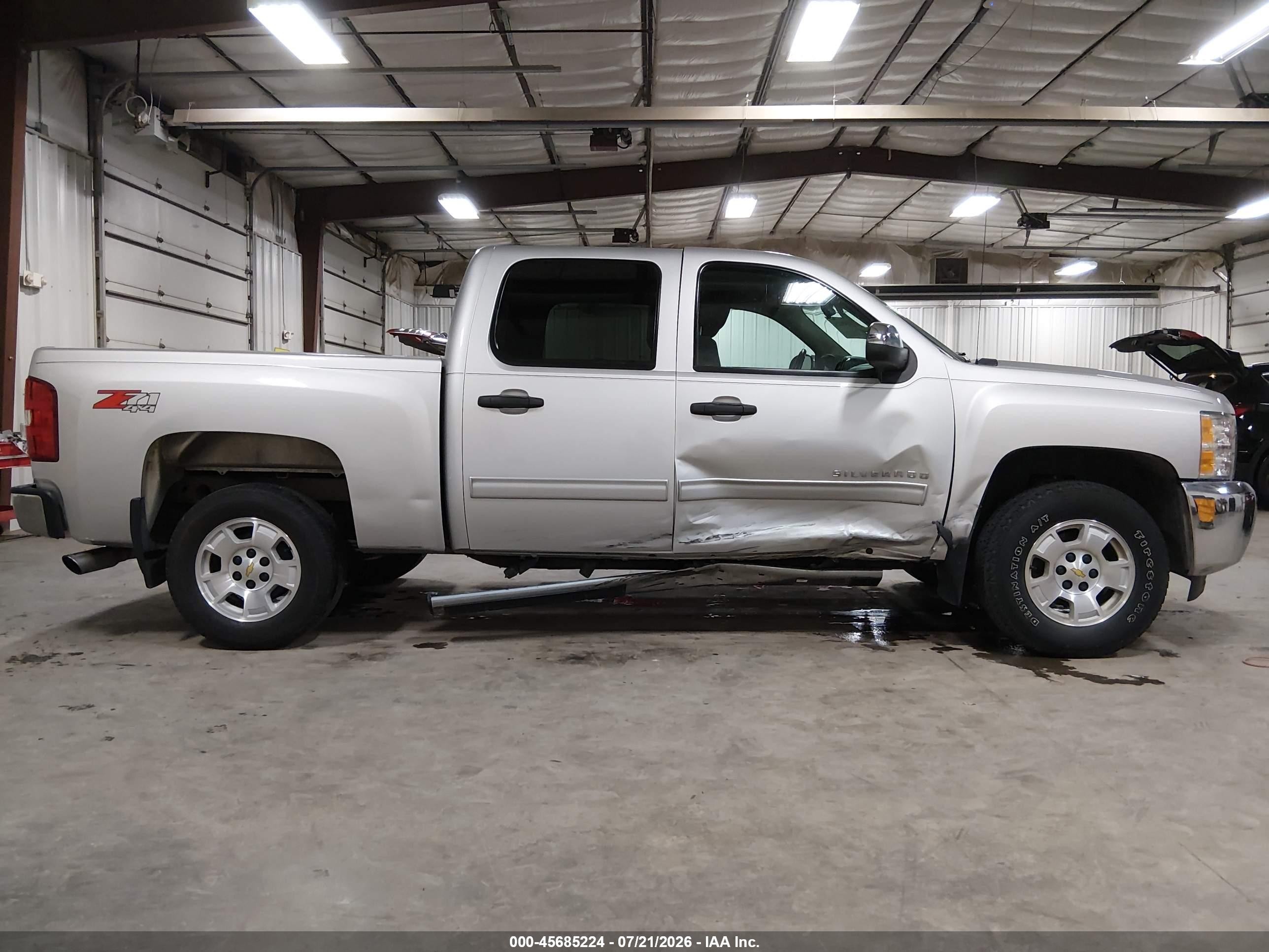 2013 Chevrolet Silverado 1500 Lt Silver vin: 3GCPKSE71DG277882