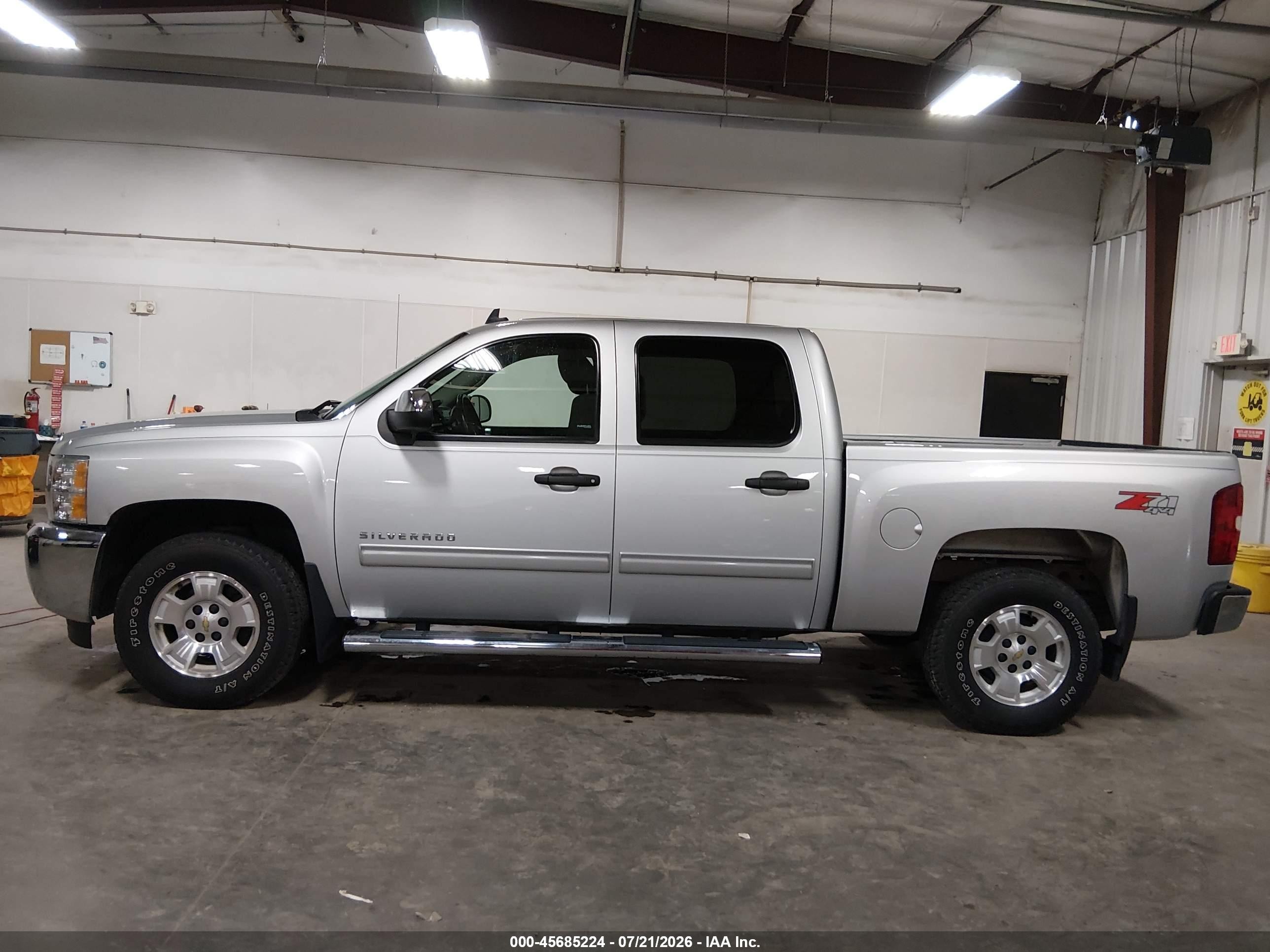 2013 Chevrolet Silverado 1500 Lt Silver vin: 3GCPKSE71DG277882