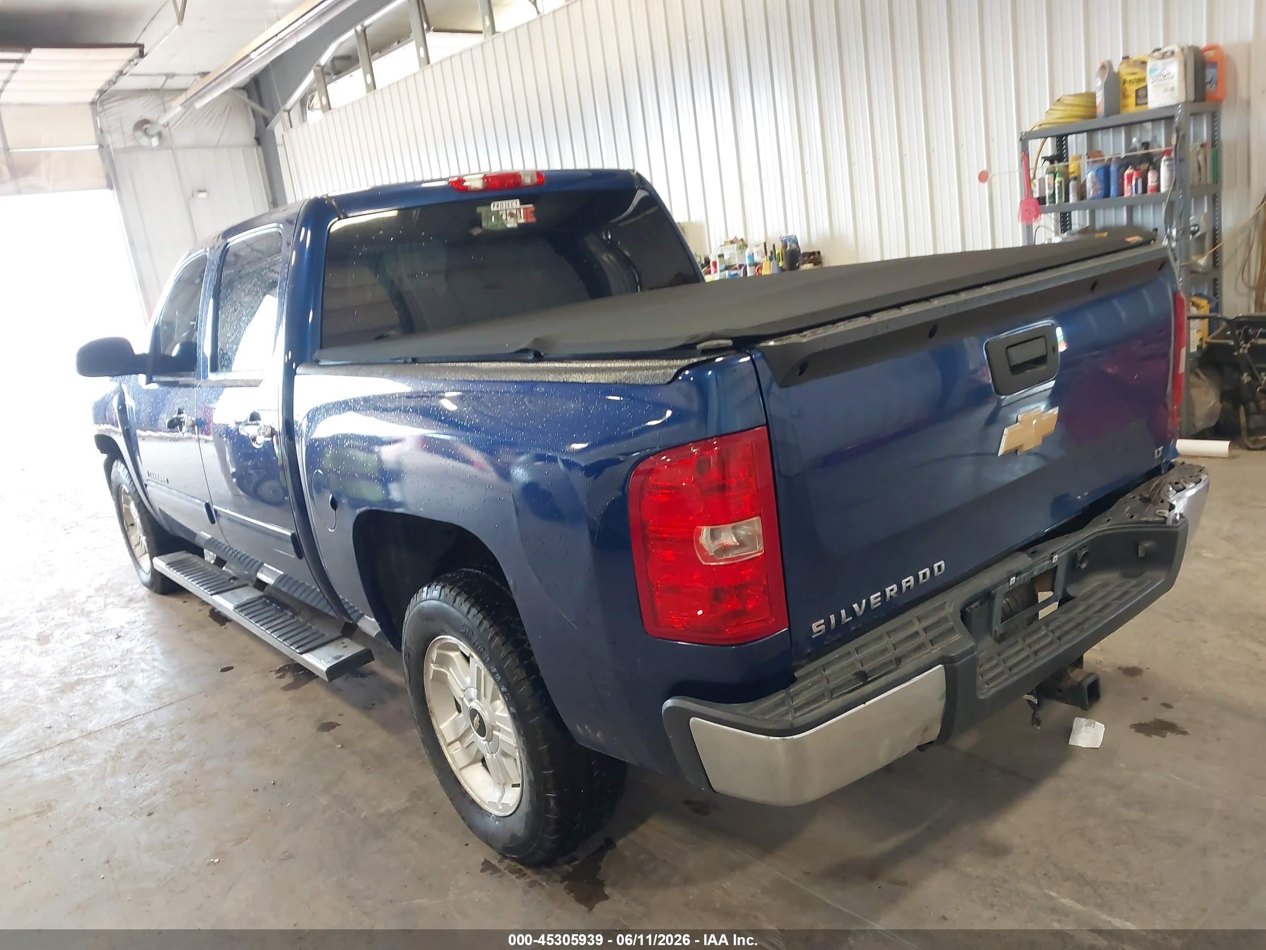 2013 Chevrolet Silverado 1500 Lt Blue vin: 3GCPKSE71DG281656