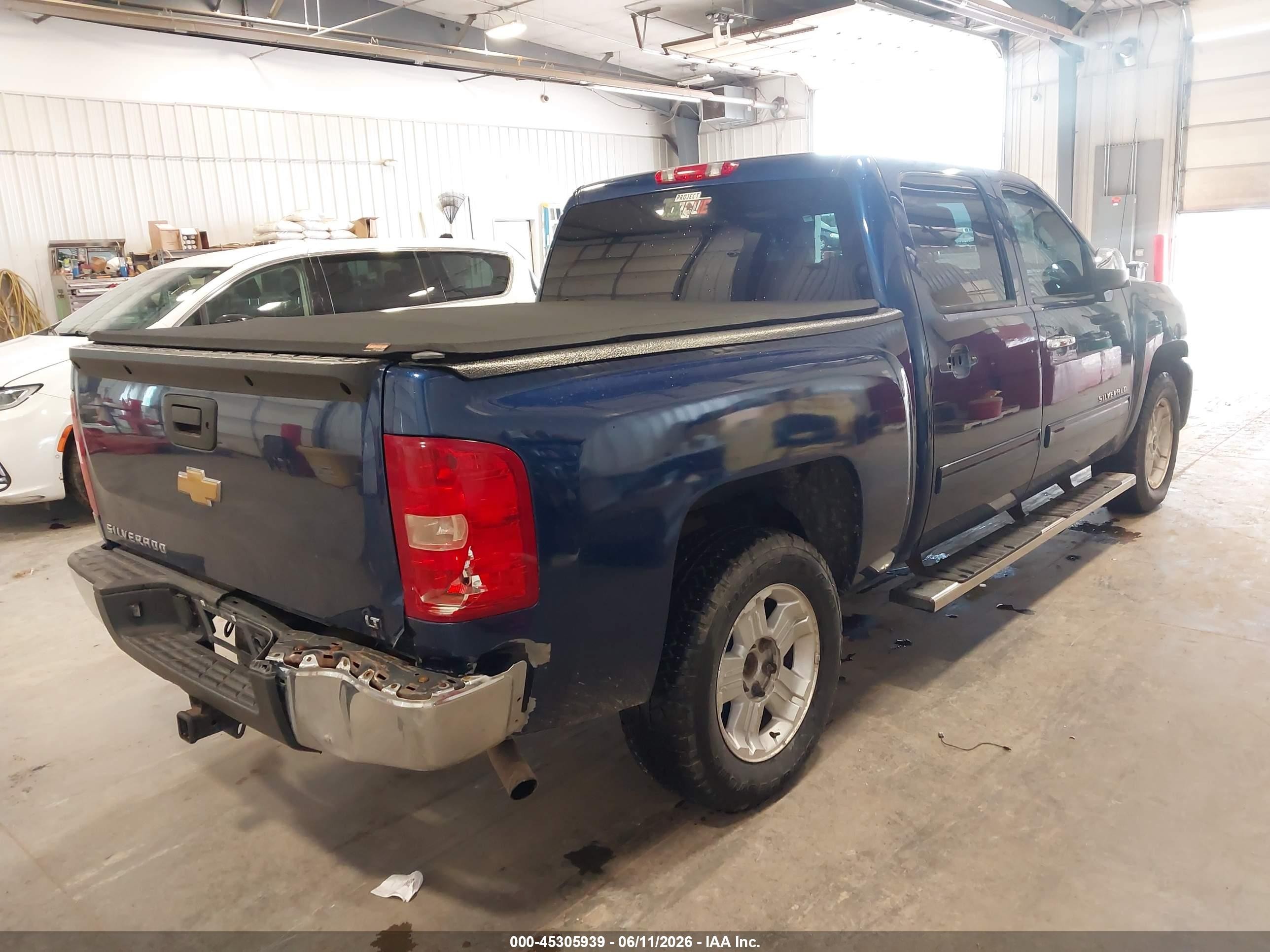 2013 Chevrolet Silverado 1500 Lt Blue vin: 3GCPKSE71DG281656