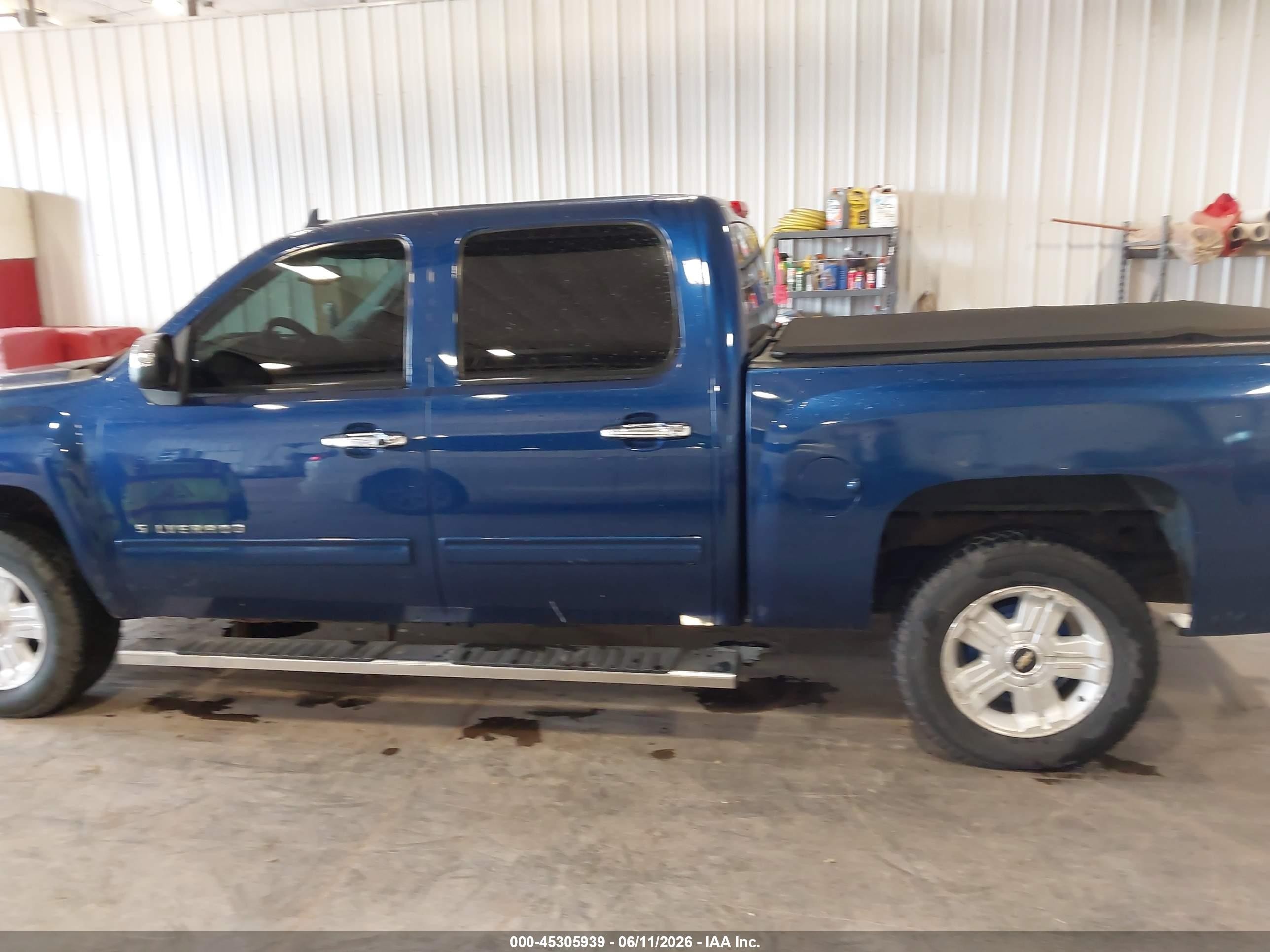 2013 Chevrolet Silverado 1500 Lt Blue vin: 3GCPKSE71DG281656