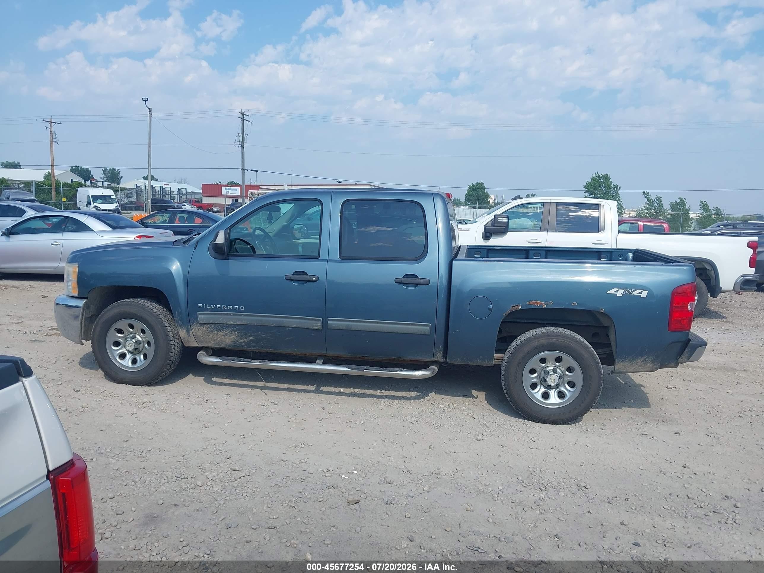 2012 Chevrolet Silverado 1500 Lt Синий vin: 3GCPKSE72CG105925