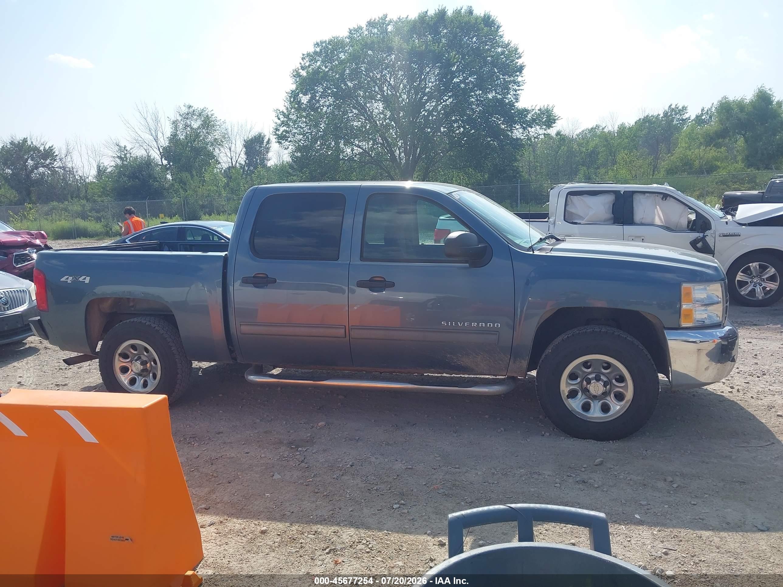 2012 Chevrolet Silverado 1500 Lt Синий vin: 3GCPKSE72CG105925