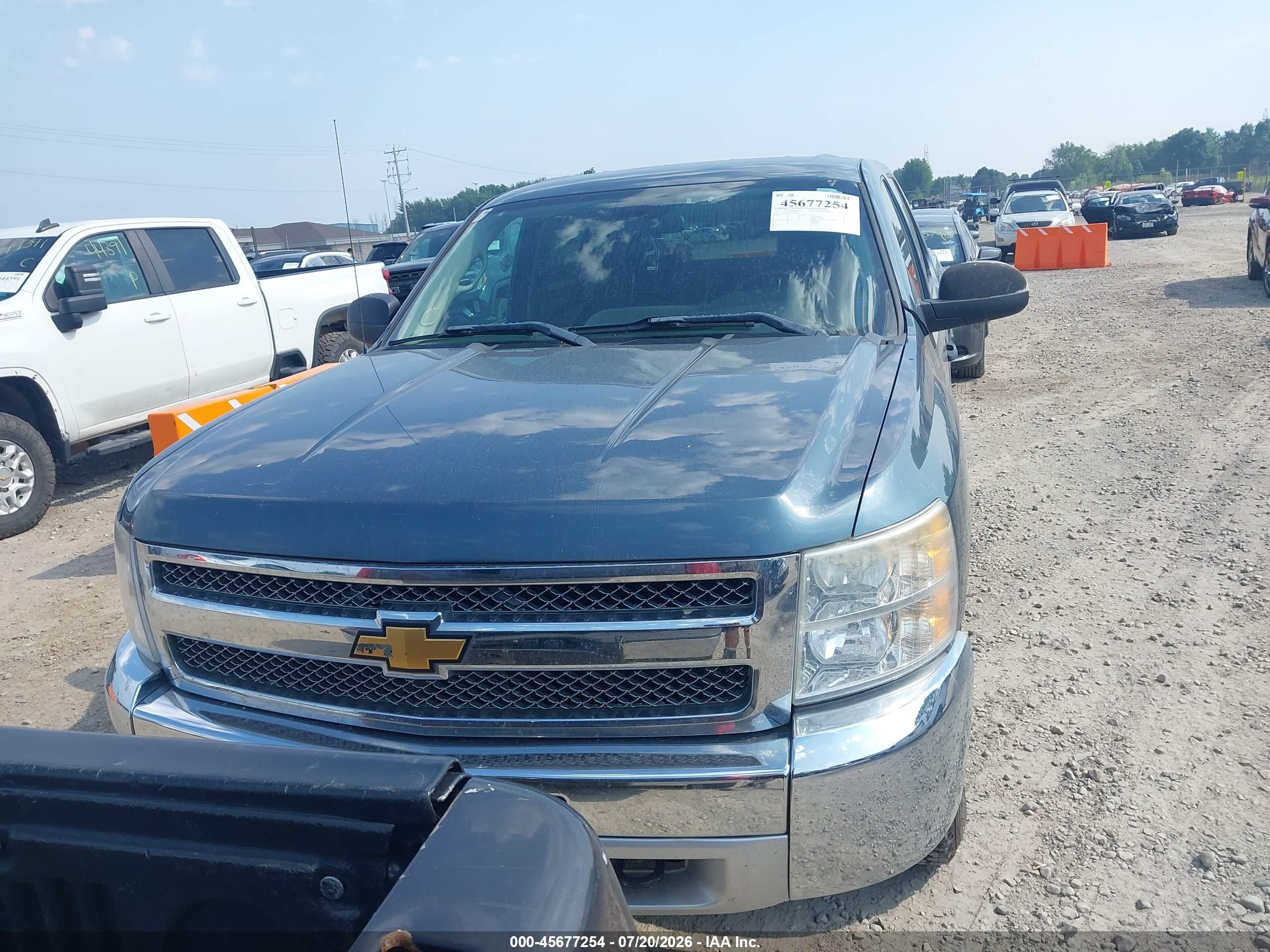 2012 Chevrolet Silverado 1500 Lt Синий vin: 3GCPKSE72CG105925