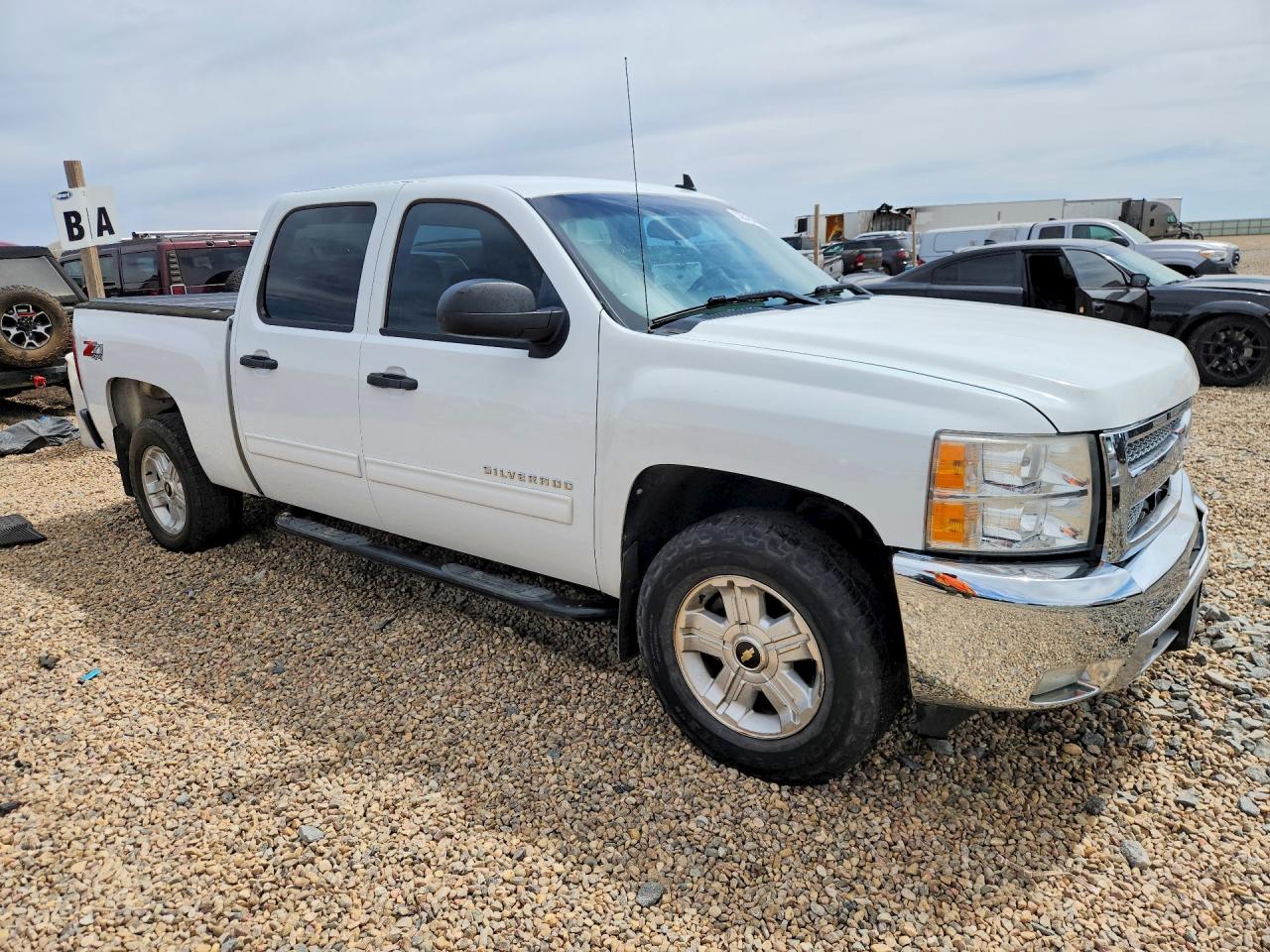 2012 Chevrolet Silverado K1500 Lt White vin: 3GCPKSE72CG117217
