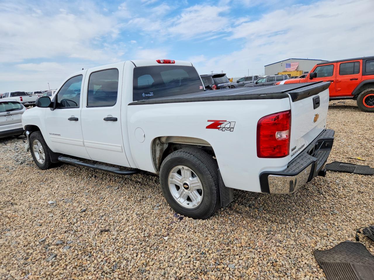2012 Chevrolet Silverado K1500 Lt White vin: 3GCPKSE72CG117217