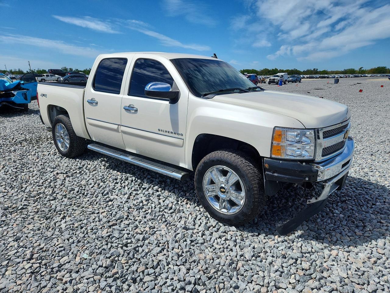 2012 Chevrolet Silverado K1500 Lt White vin: 3GCPKSE72CG225336