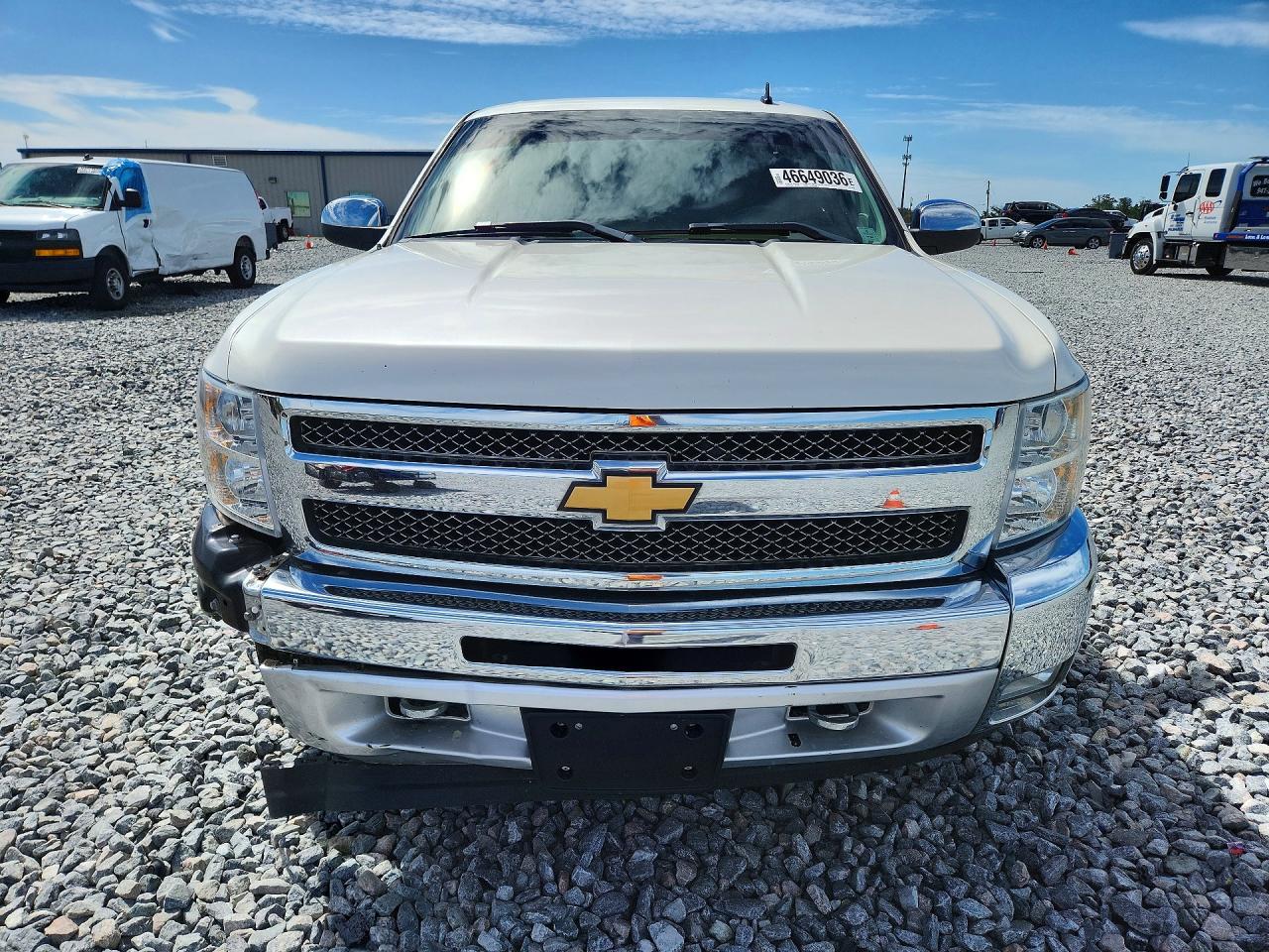 2012 Chevrolet Silverado K1500 Lt White vin: 3GCPKSE72CG225336