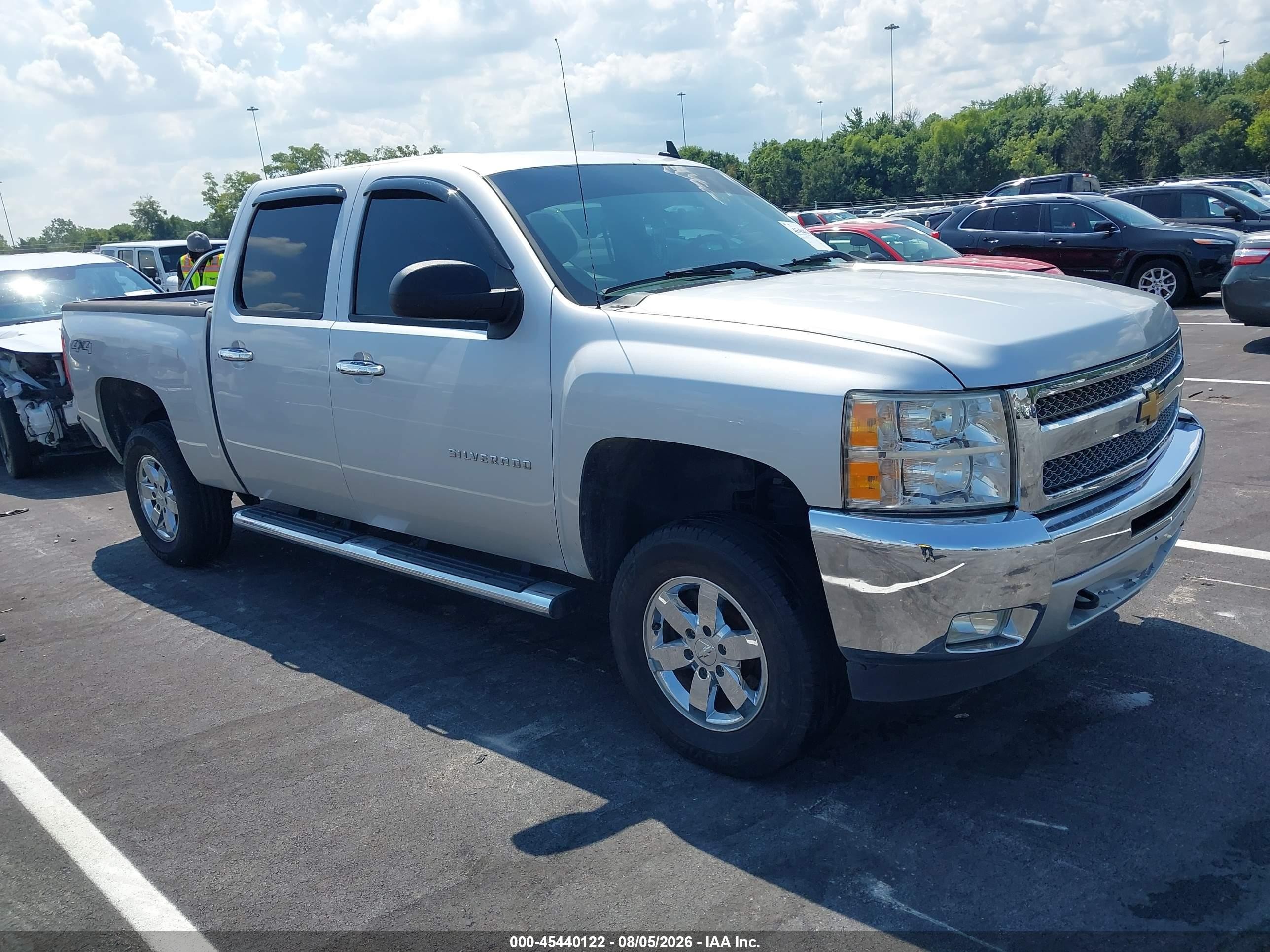 2012 Chevrolet Silverado 1500 Lt Серебряный vin: 3GCPKSE72CG251693
