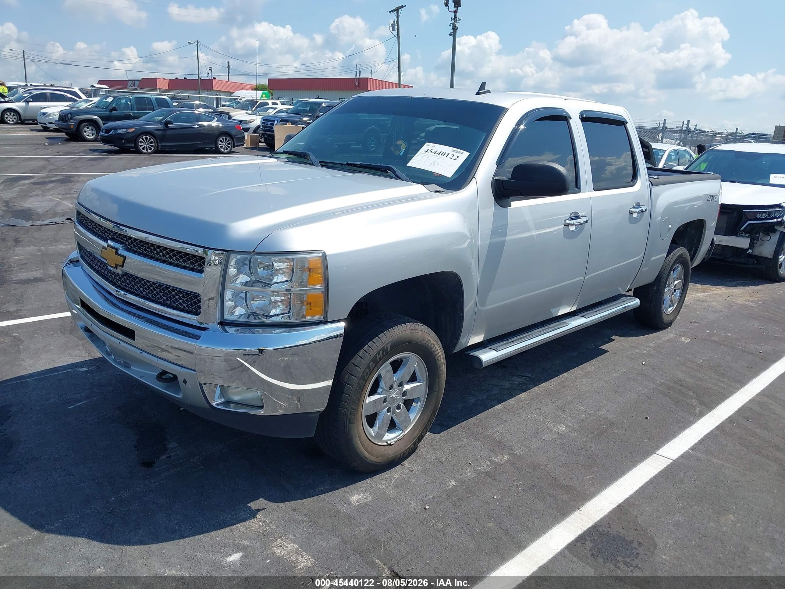 2012 Chevrolet Silverado 1500 Lt Серебряный vin: 3GCPKSE72CG251693