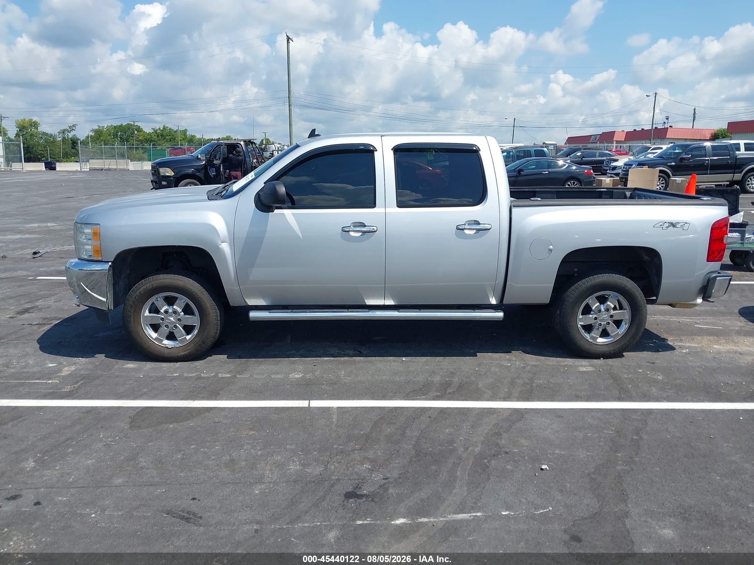 2012 Chevrolet Silverado 1500 Lt Серебряный vin: 3GCPKSE72CG251693