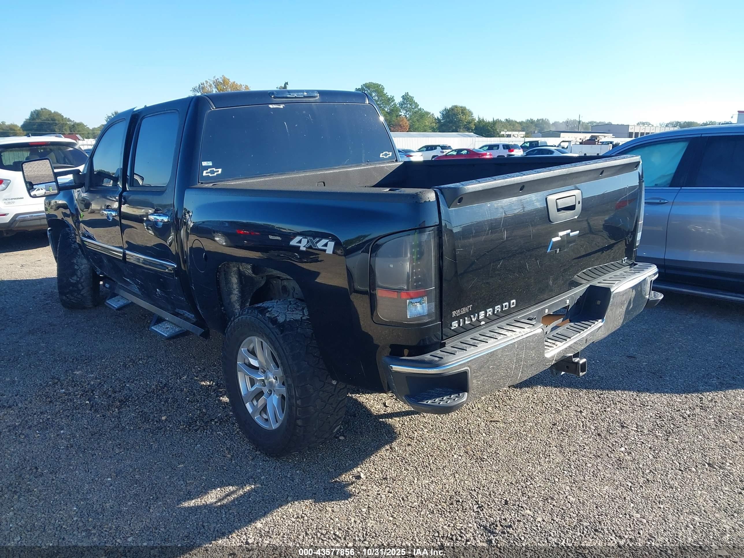 2013 Chevrolet Silverado 1500 Lt Black vin: 3GCPKSE72DG161641