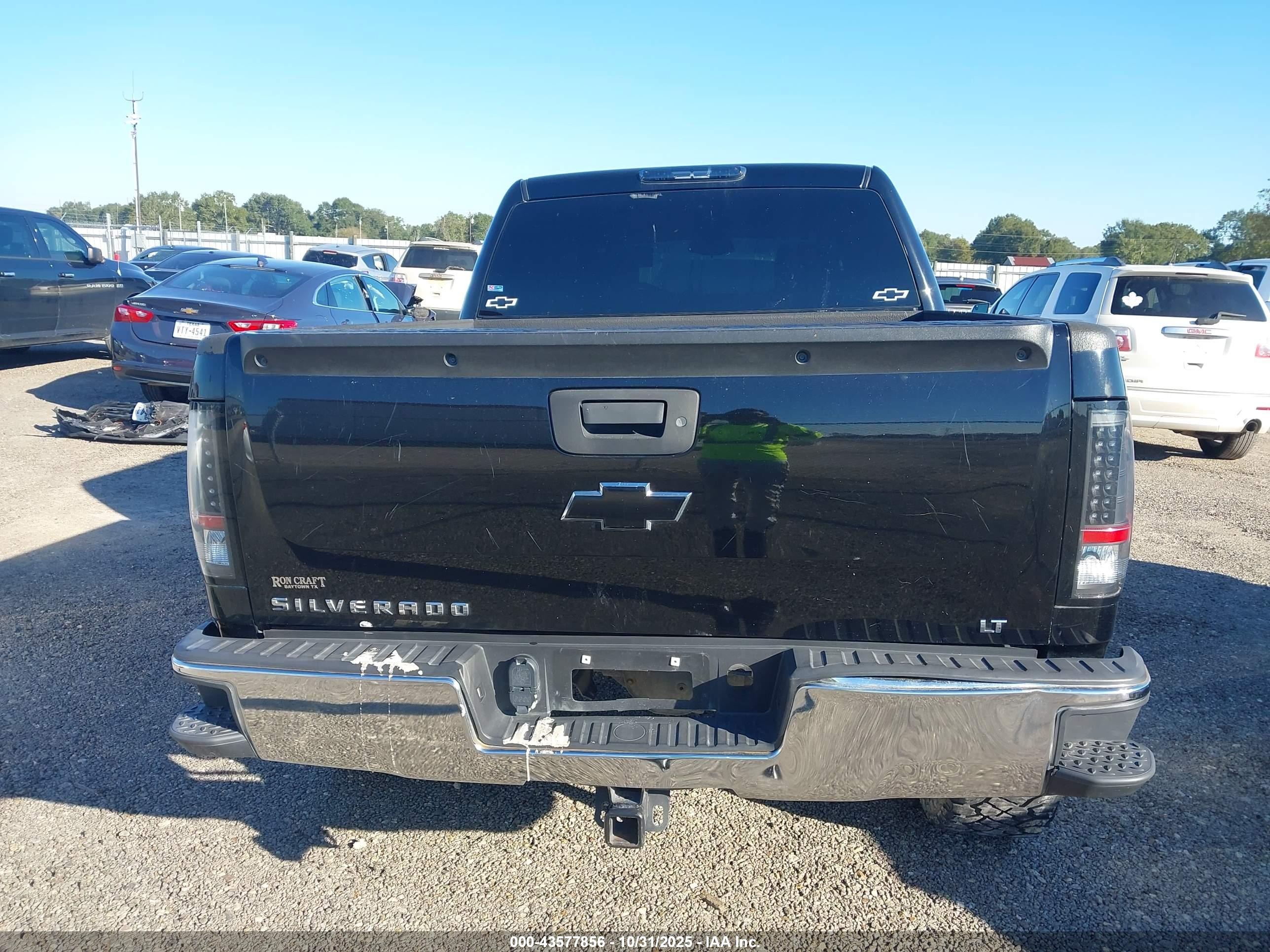 2013 Chevrolet Silverado 1500 Lt Black vin: 3GCPKSE72DG161641