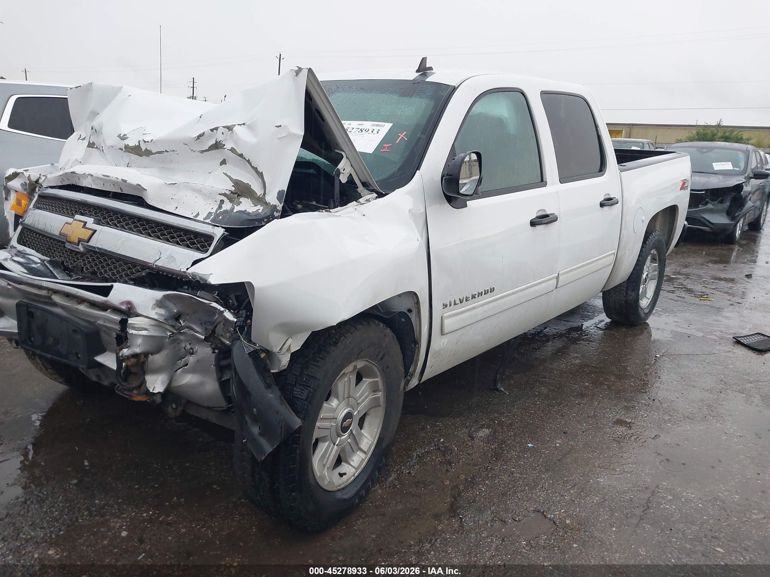 2013 Chevrolet Silverado 1500 Lt White vin: 3GCPKSE72DG162305