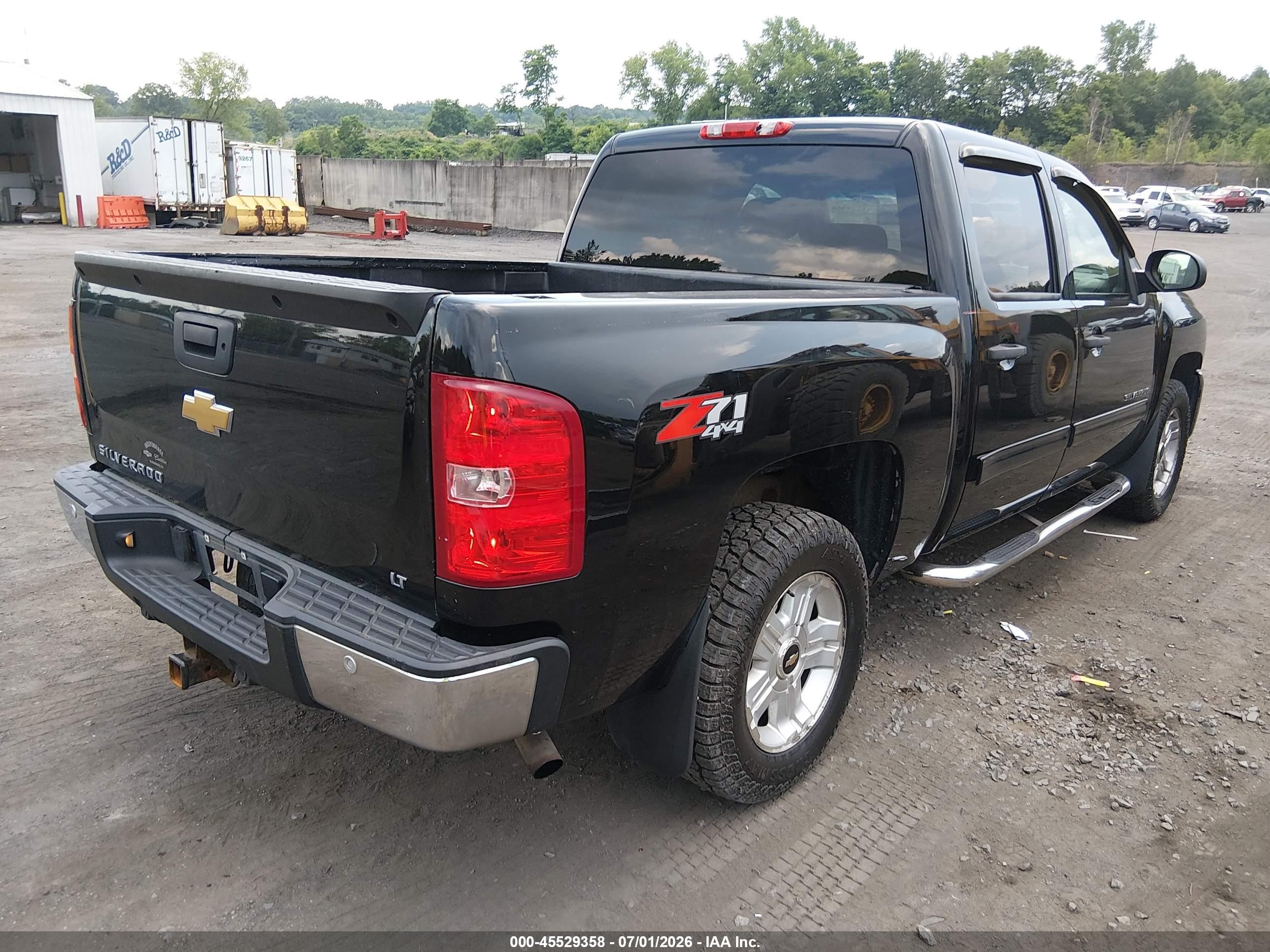 2013 Chevrolet Silverado 1500 Lt Black vin: 3GCPKSE72DG214919