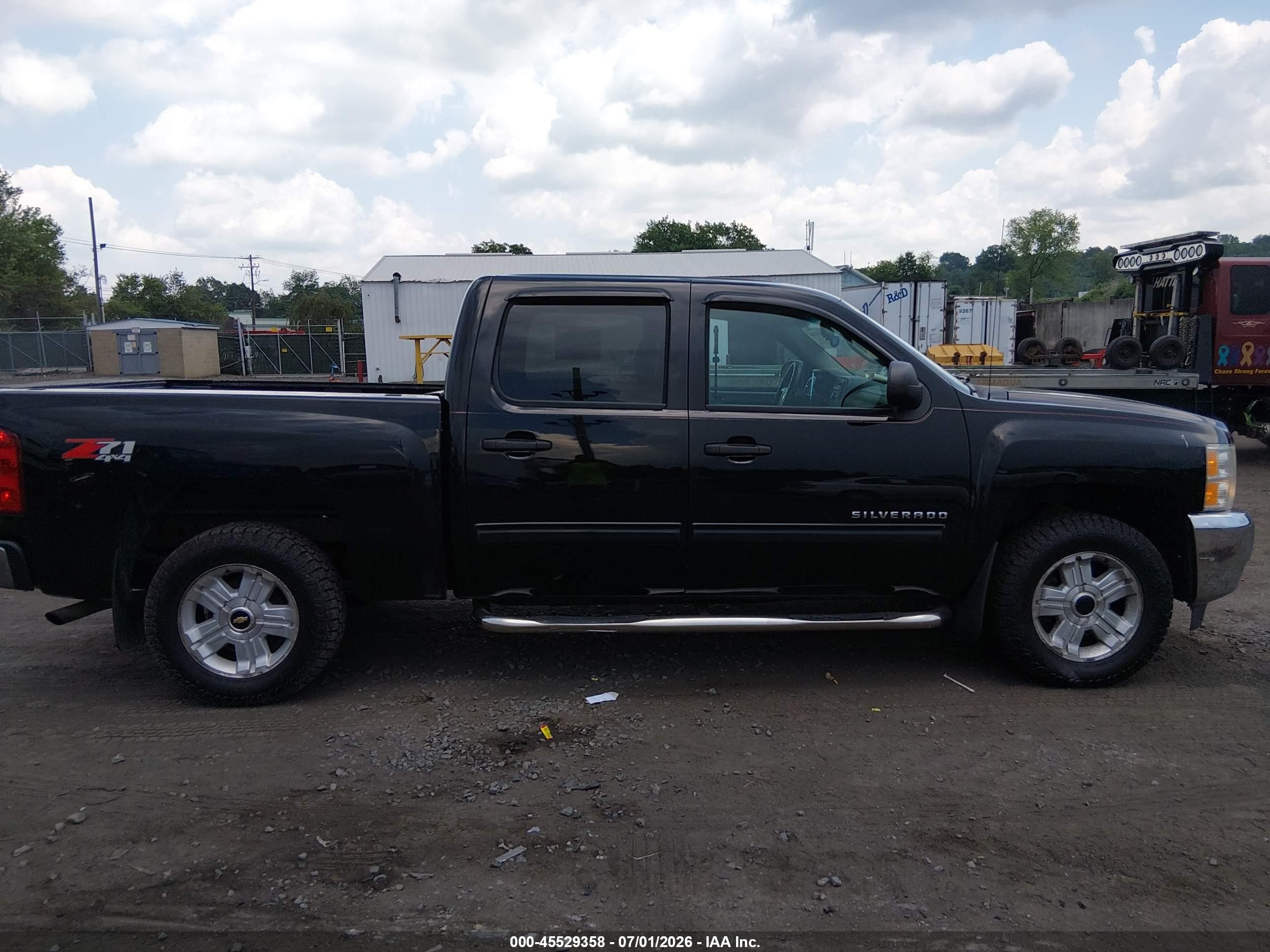 2013 Chevrolet Silverado 1500 Lt Black vin: 3GCPKSE72DG214919