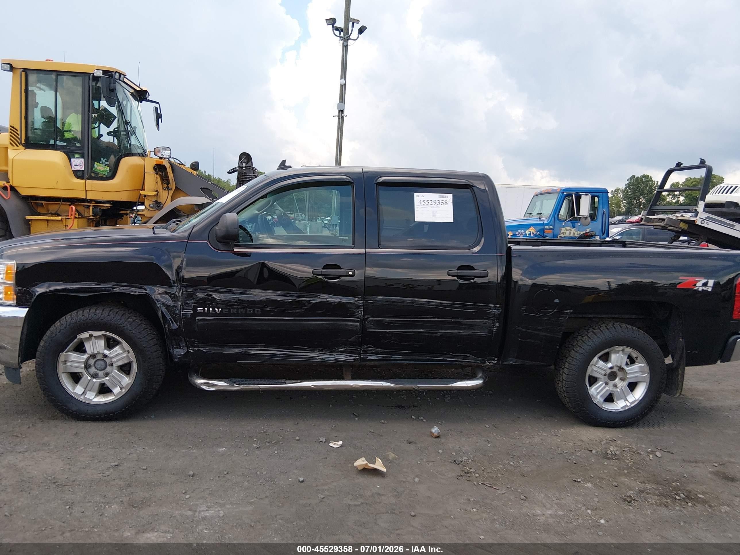 2013 Chevrolet Silverado 1500 Lt Black vin: 3GCPKSE72DG214919