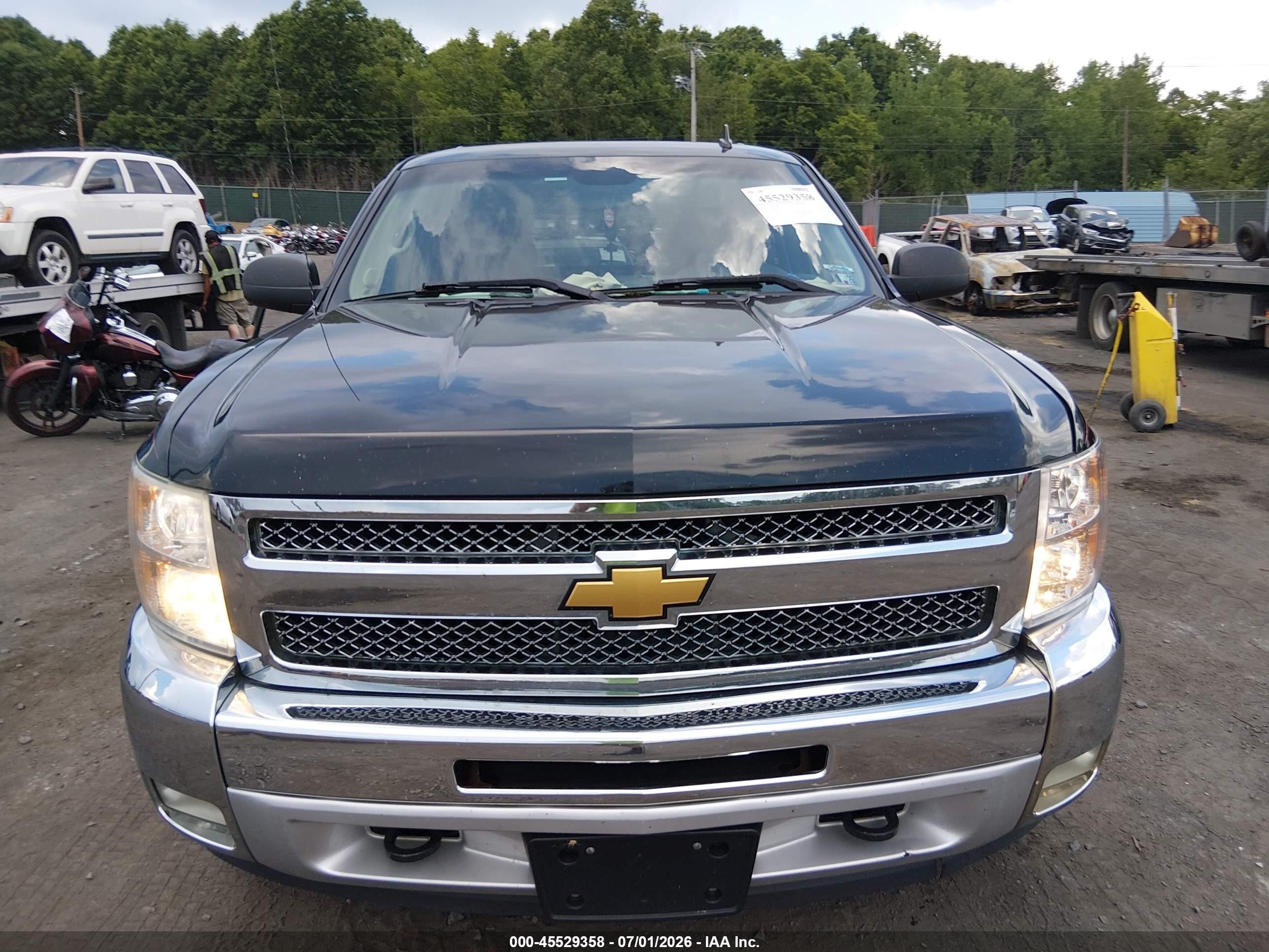 2013 Chevrolet Silverado 1500 Lt Black vin: 3GCPKSE72DG214919
